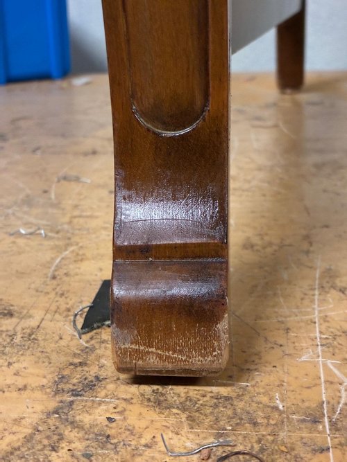 Holzoberfläche vorher