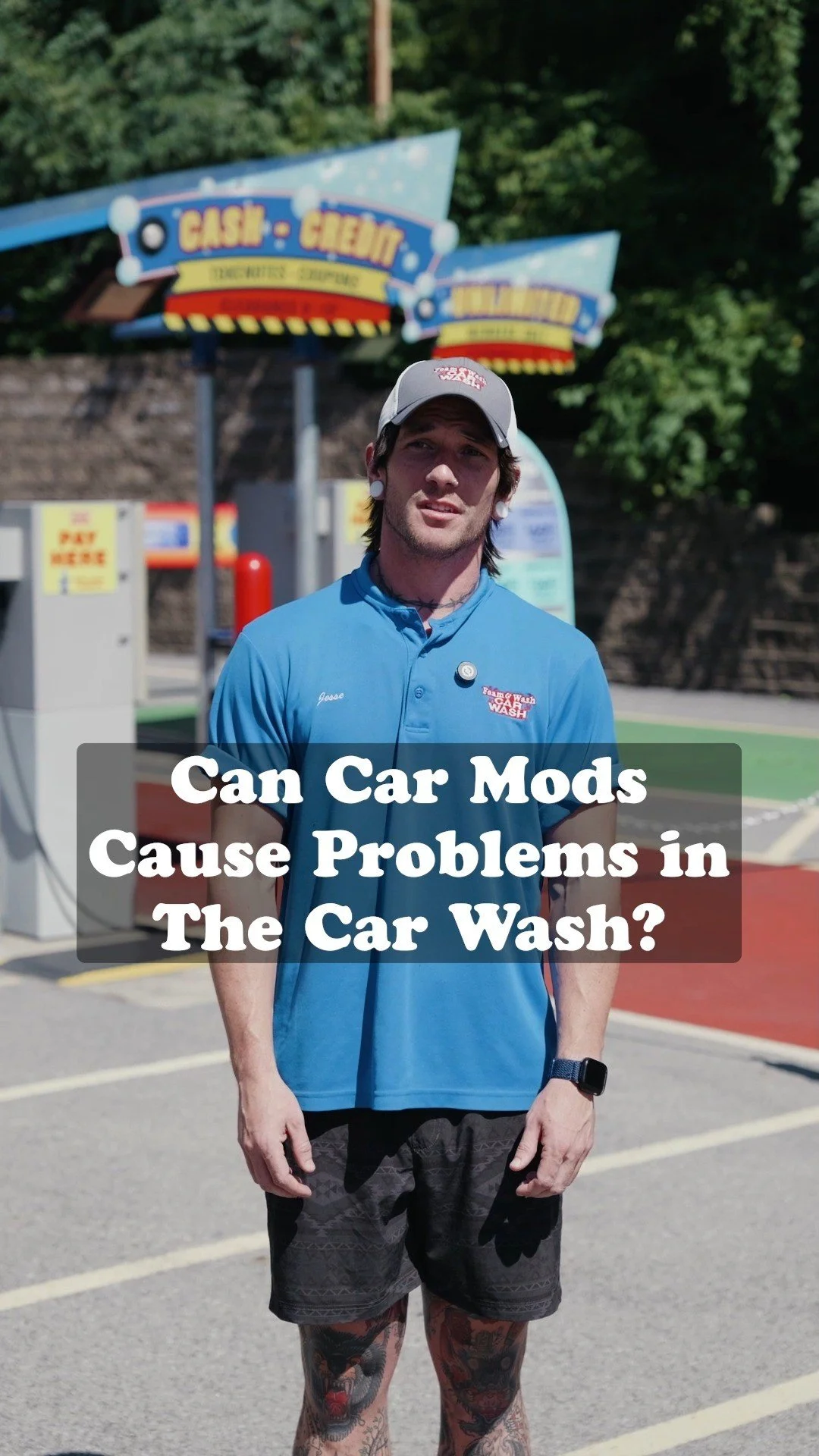 Can #carmods cause problems at the car wash? 🚘 #carwash #cars #clean