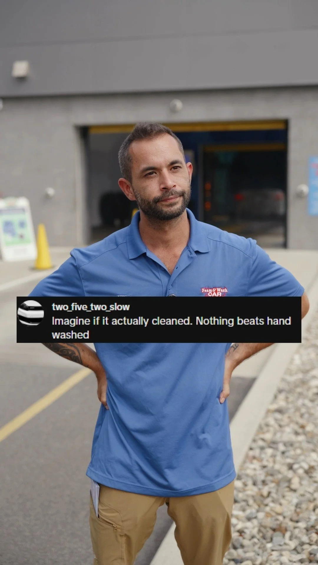 Is washing by hand better than a car wash? 🤚 #carwash #cars #clean