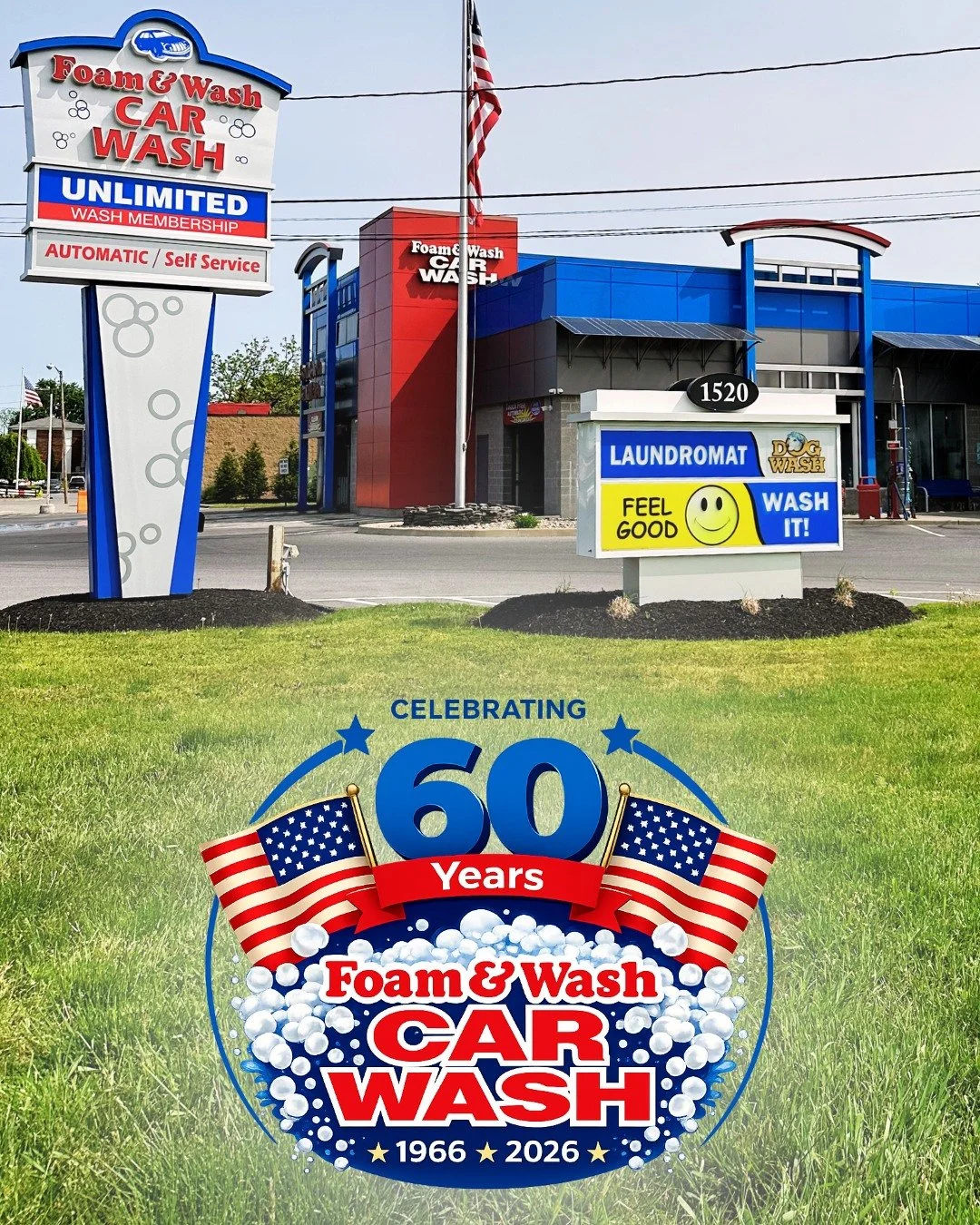 👀 Check this out 👇
Join us as we celebrate 60 years of serving our community!

📅 June 12th | Starting at 4:00 PM
📍 1520 US-9, Wappingers Falls (next to Double O Grill and Outback Steakhouse)

Bring the family and enjoy food trucks, chances to win