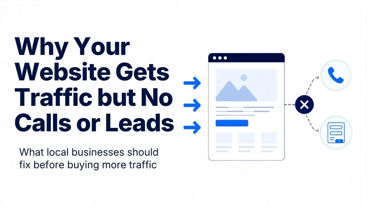 Why Your Website Gets Traffic but No Calls or Leads
