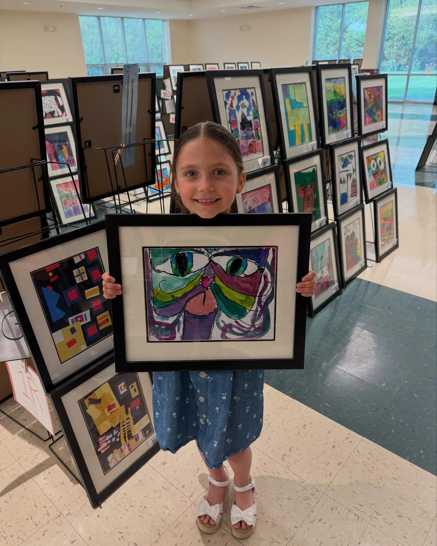 Art show! 🎨 Inspired by Paul Klee!