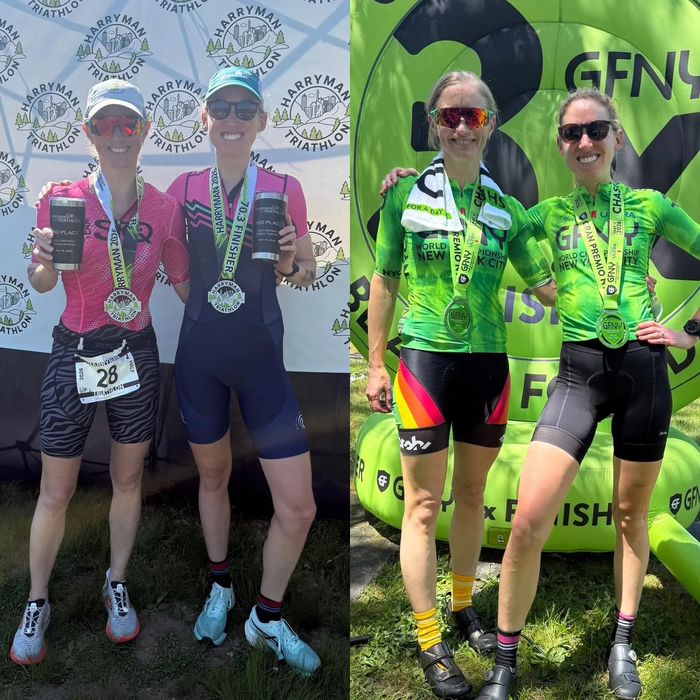 We love nothing more than when one of our athletes creates their own crazy endurance challenge and can convince a fellow @biscaycoaching teammate to join in on the fun! 

On Saturday, @indrahaslam and @kristengee14 finished 2nd and 3rd overall at the