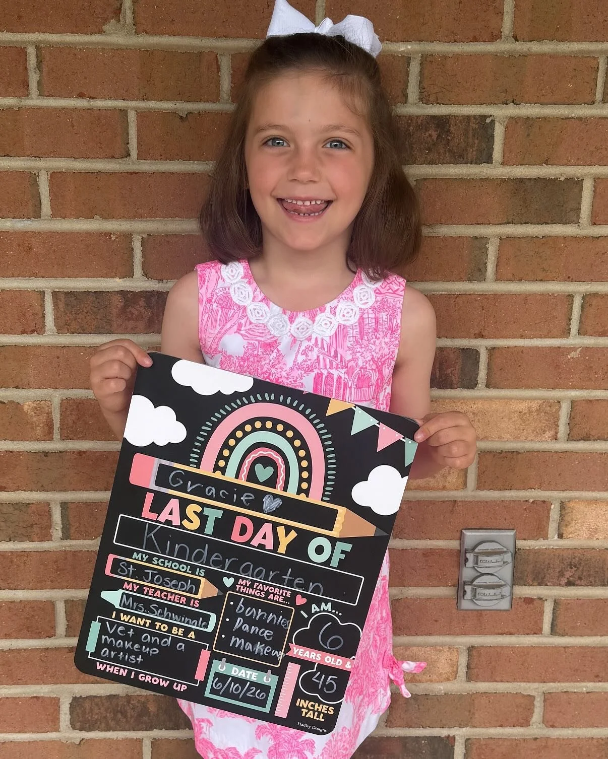 Last day of kindergarten! 📚🍎
