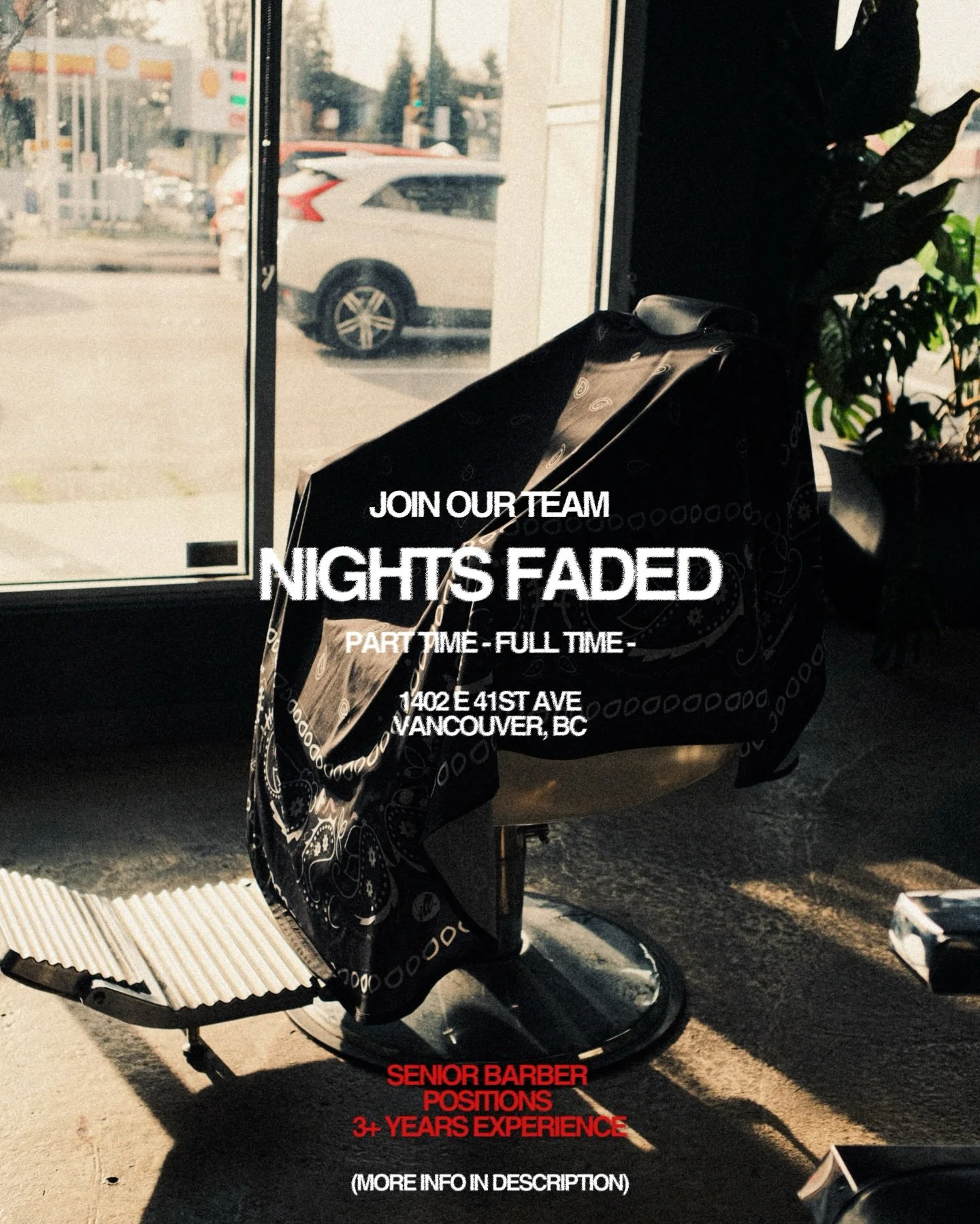 We&rsquo;re building a team of barbers who care about longevity in the craft. Not just showing up to cut, but showing up to grow, refine their skill, and take pride in the work they put out every day.

This is a space that values strong work ethic, r