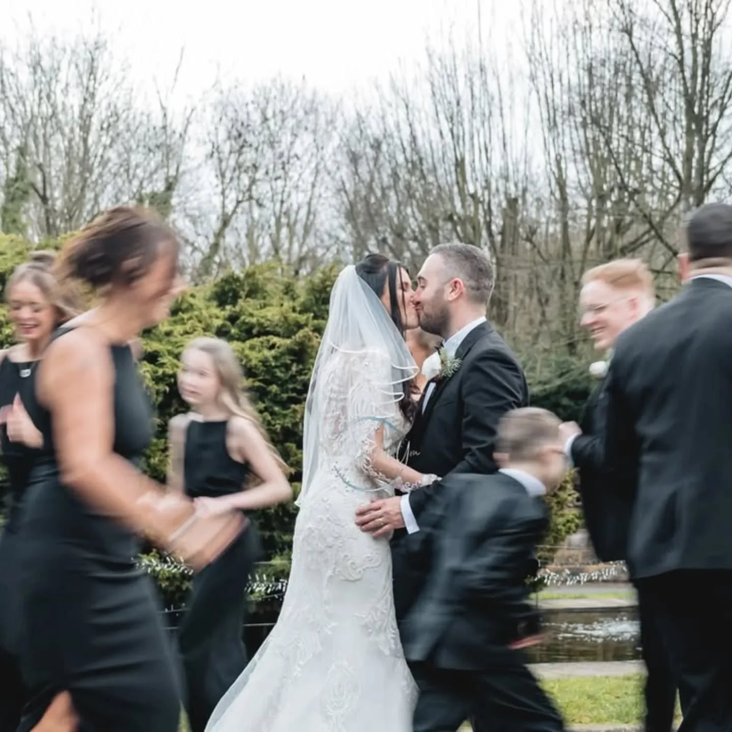 H and K, what an amazing day yesterday was. A wonderful group of people who all love you both so very much. Your d&eacute;cor was beautiful and definitely in the festive spirit.  A surprise visit from Santa which I think the adults enjoyed more than 