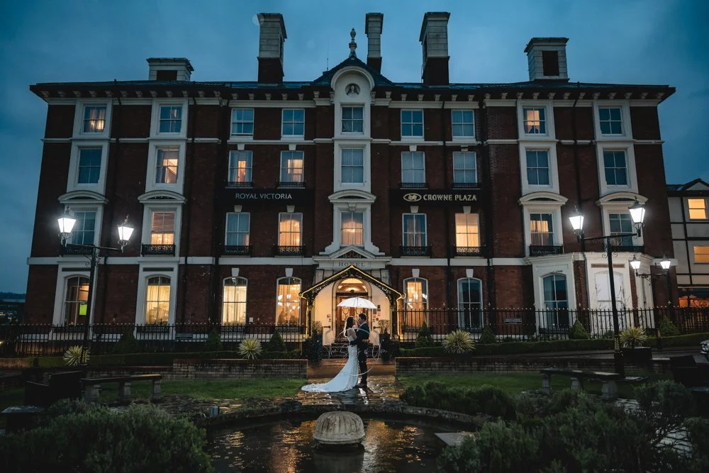 Royal Victoria Sheffield at night