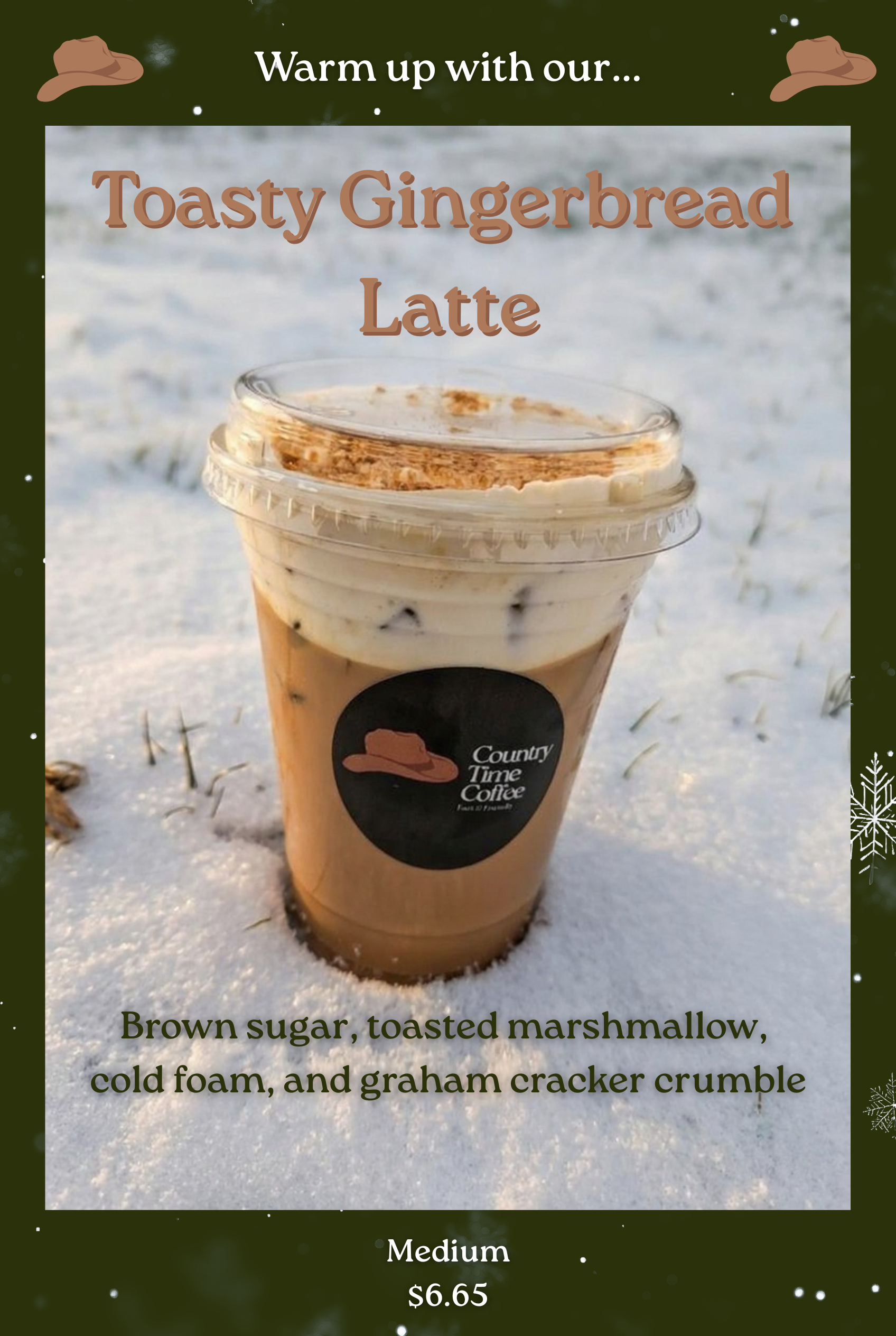 Country Time Coffee's Toasty Gingerbread Latte