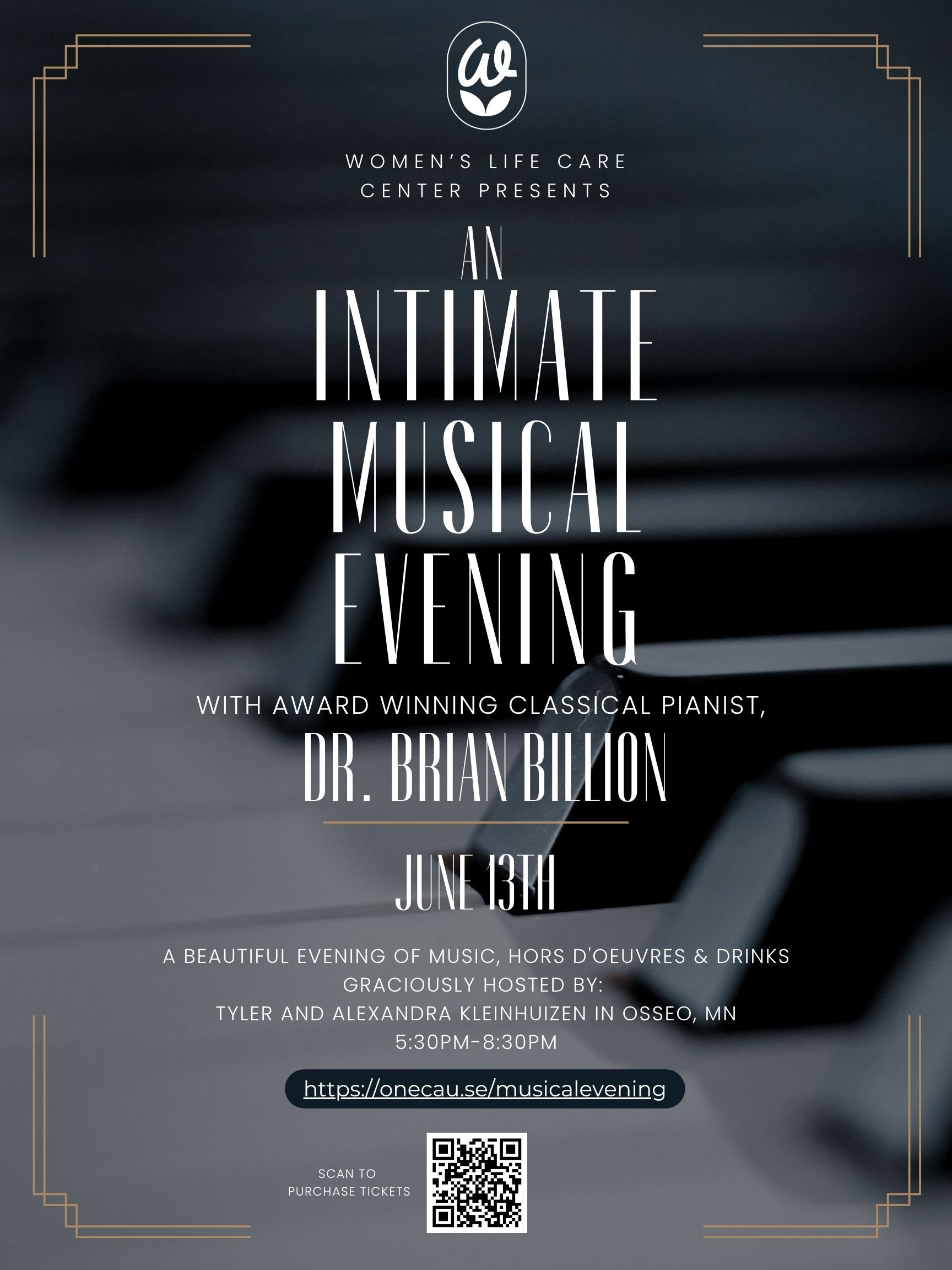 Intimate Musical Evening with Award Winning Classical Pianist, Dr. Brian Billion