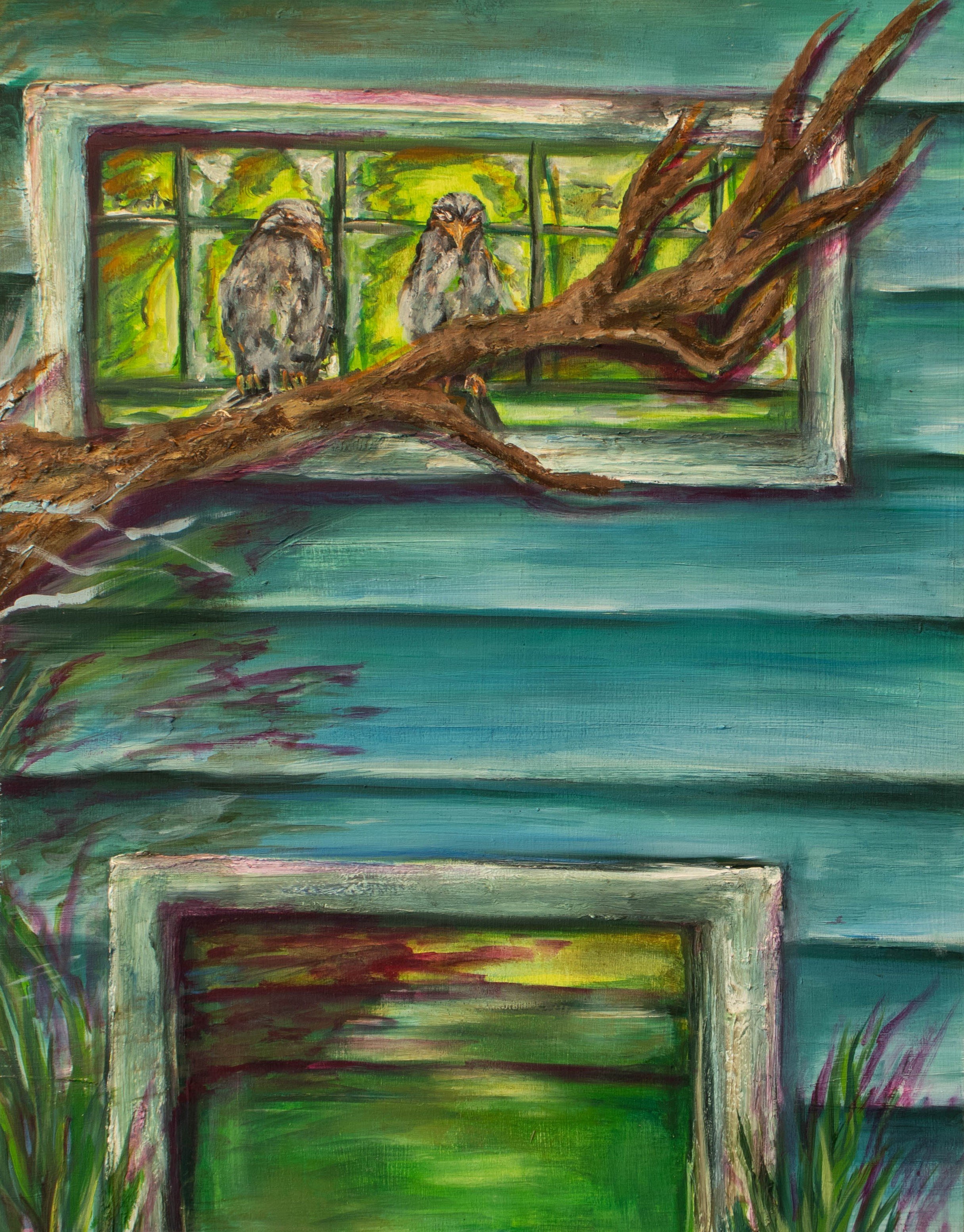 Cavities of Connection
2024
Oil on Panel Board, Cold Wax Medium
Diptych 2/2
14 in x 11 in