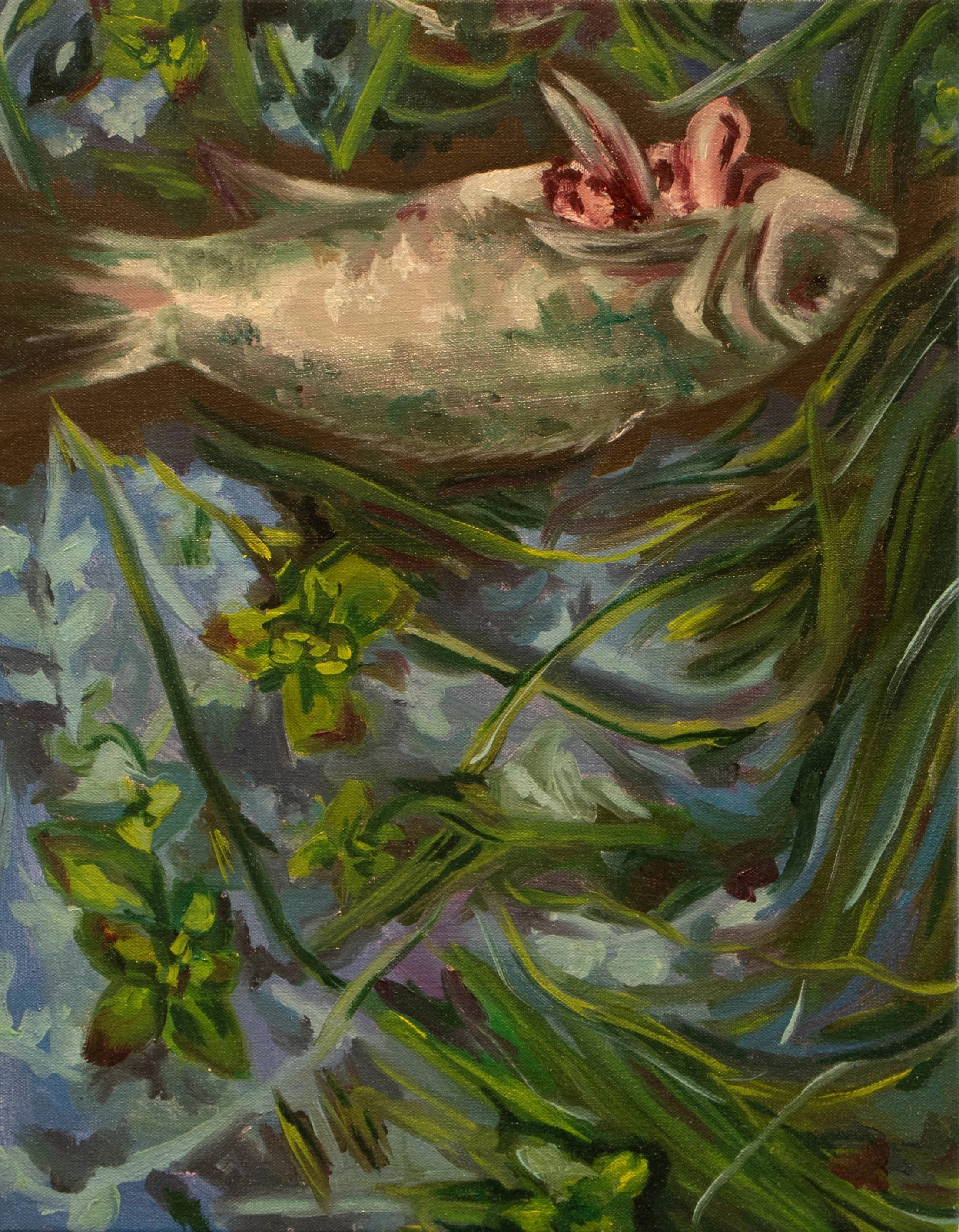 Swallow All That I Hold On To
2023
Oil on Canvas
18 in x 14 in