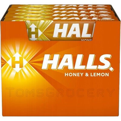 Halls Honey & Lemon / Box x 20