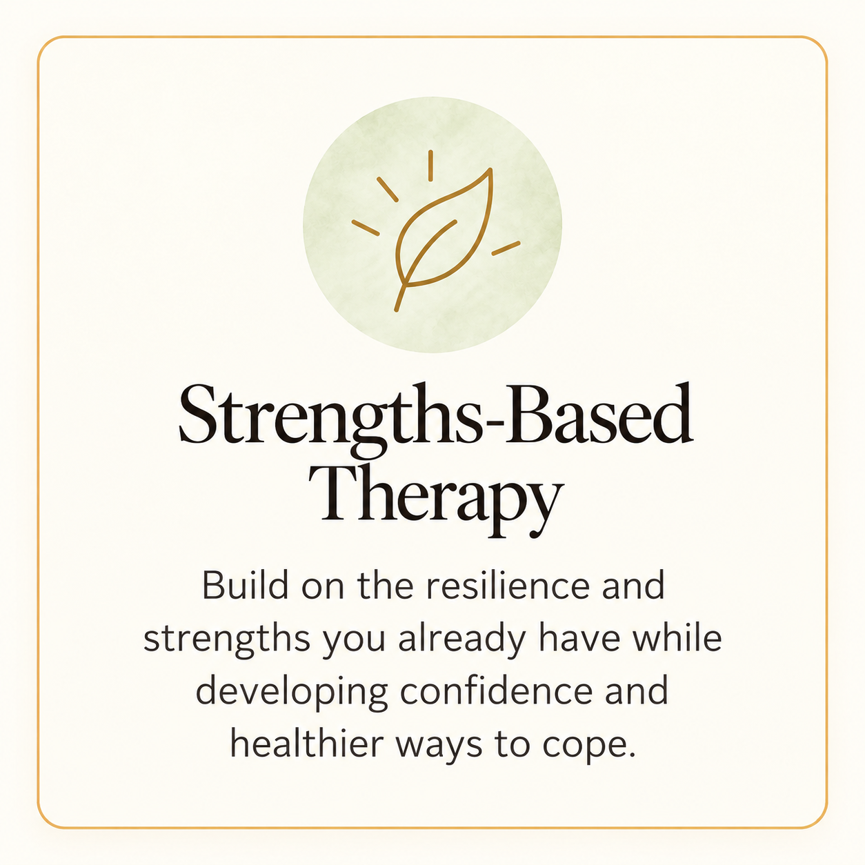 Strengths-Based Therapy Golden Hour Counseling, West Palm Beach