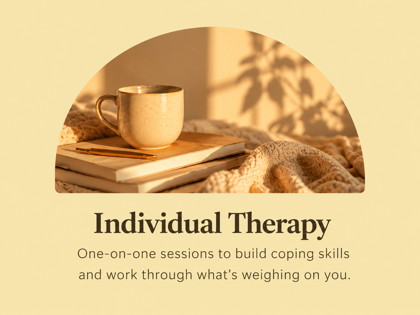 Individual Therapy- Golden Hour Counseling, West Palm Beach