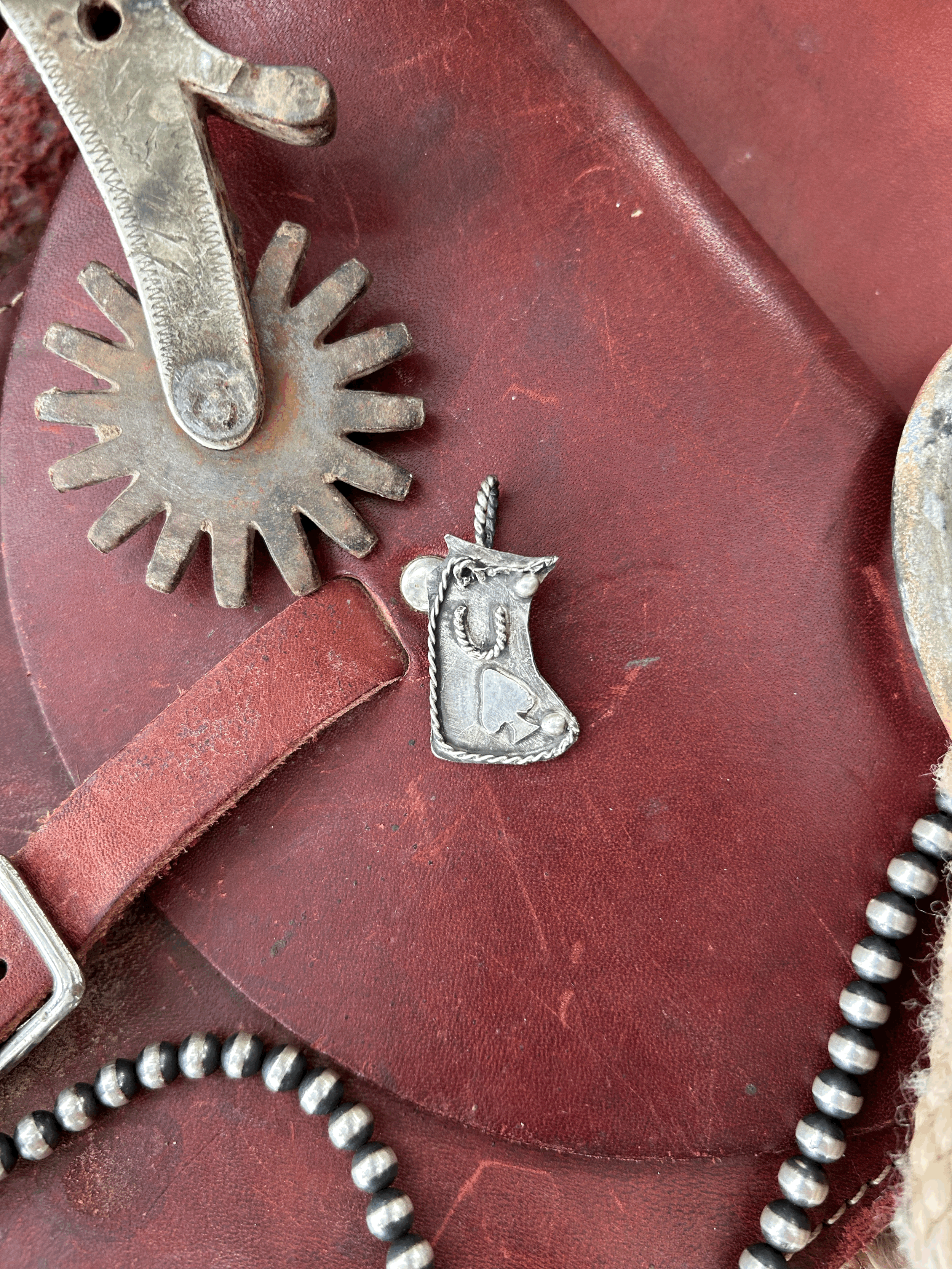 Handmade Spade Chap Pendant