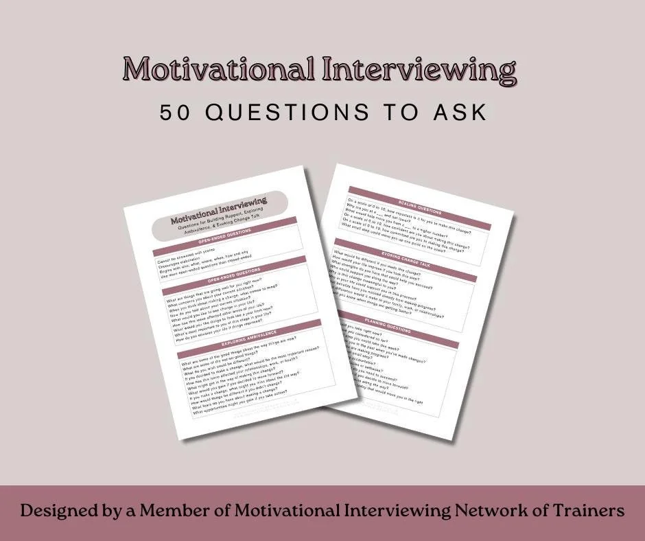 Motivational Interviewing Questions