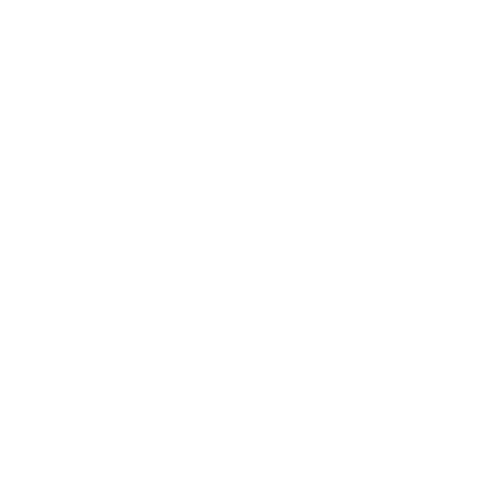 Four white circles of varying sizes on a black background.