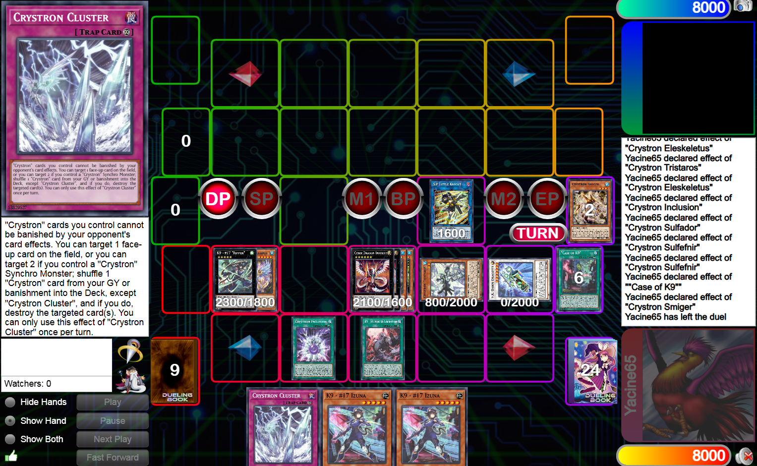 yugioh crystron deck profile Amazon.com: Complete Custom Deck for Yu-Gi-Oh! main image 0
