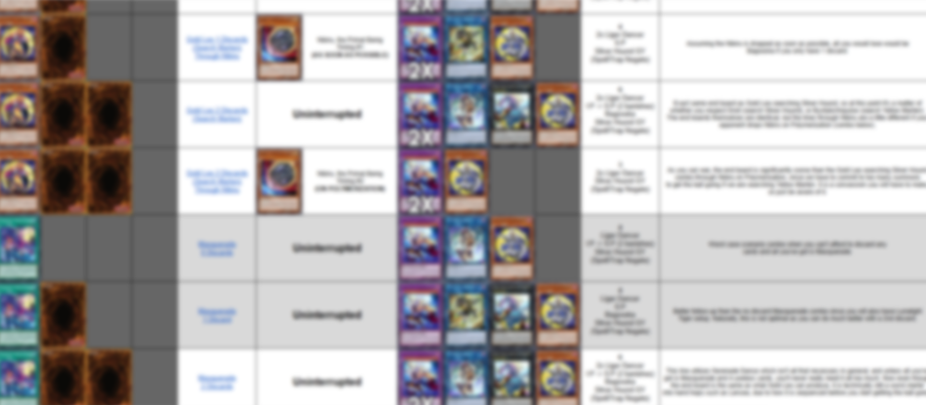 Lunalight Spreadsheet  YacineYGO