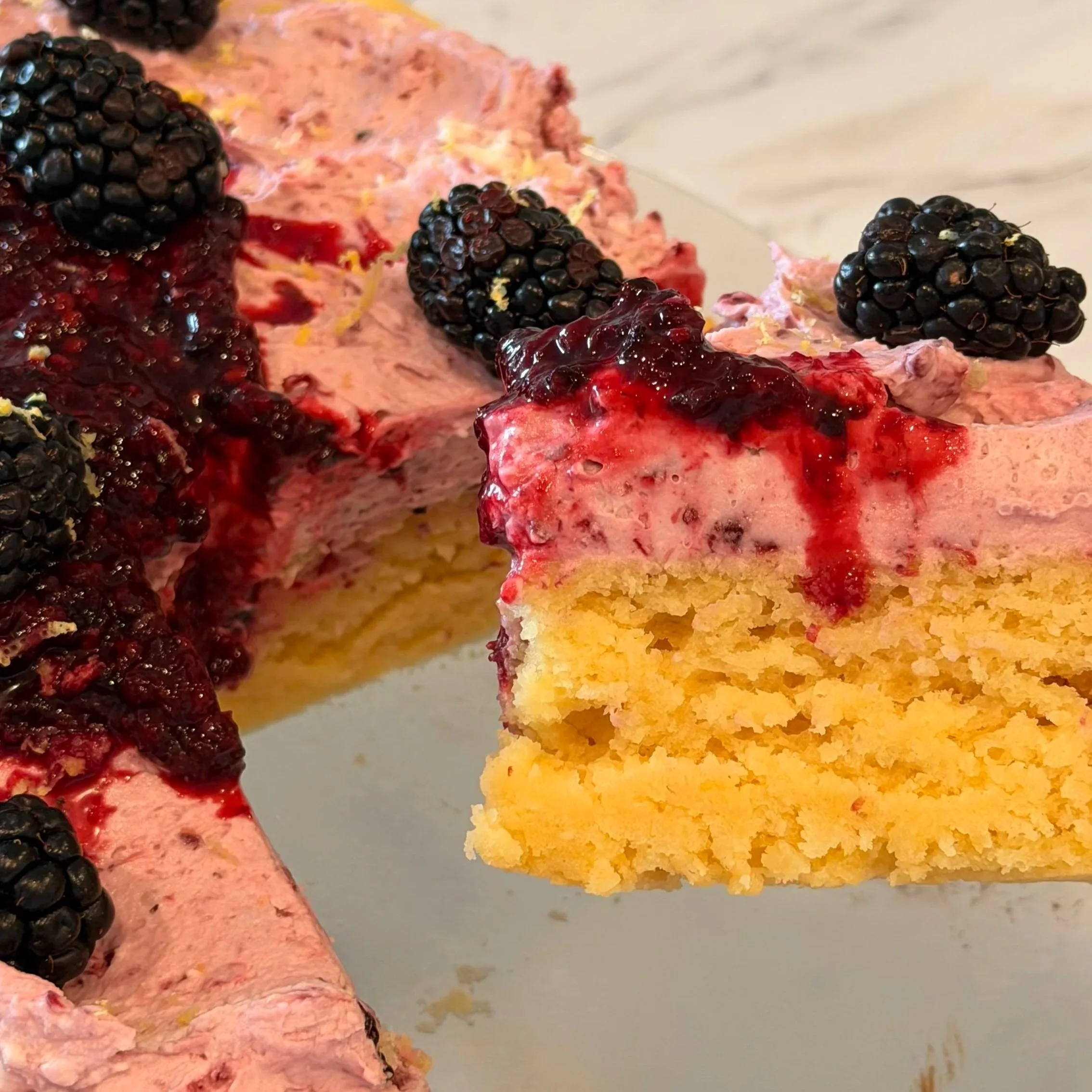 Blackberry Lemon Cake