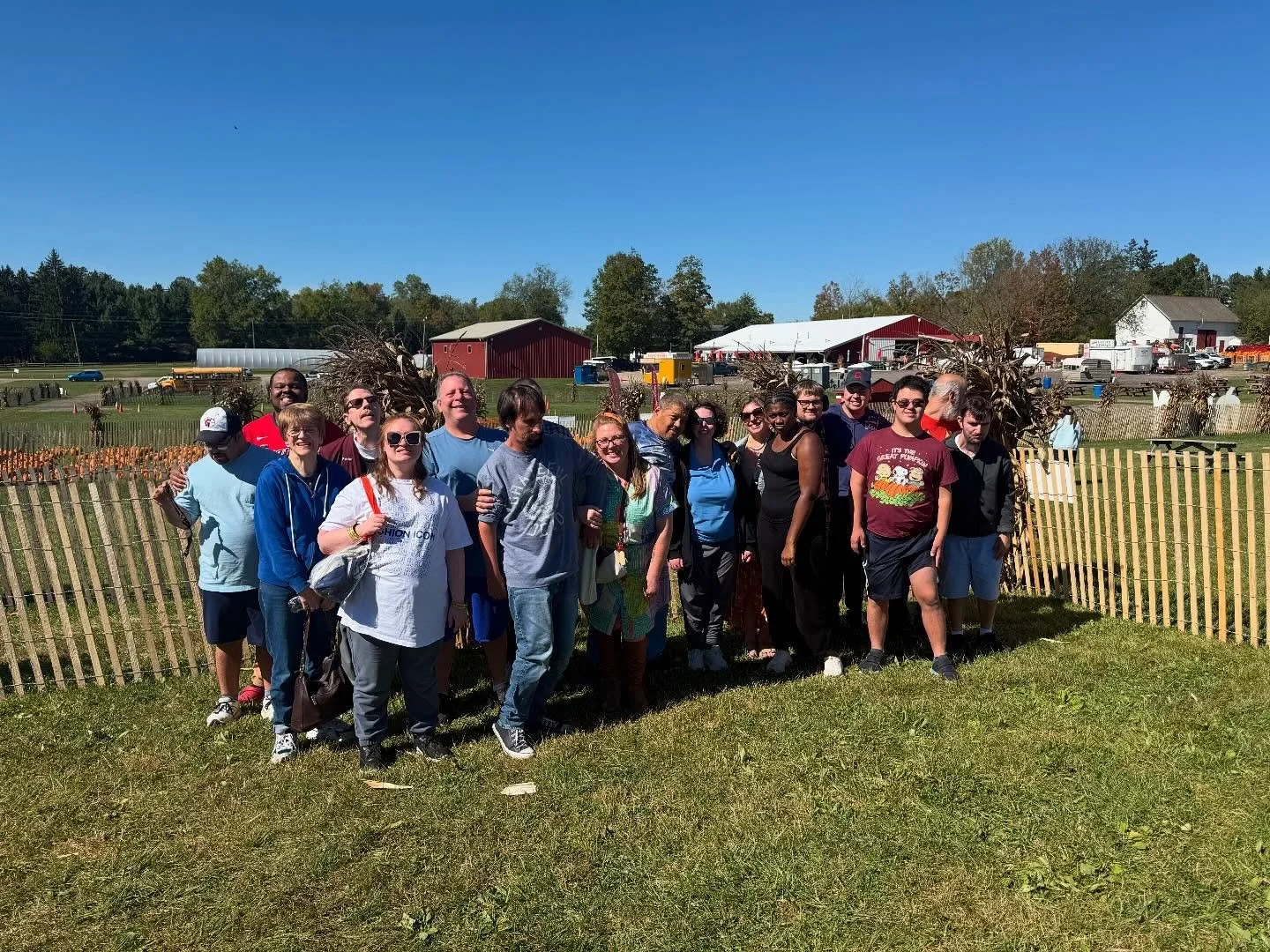 Red Wagon Farm Day with the CRU! We did a hayride, corn maze, jenga, soccer golf, basketball and took a pumpkin home!! Another beautiful day spent together! 🌽🎃🕷️🍁
