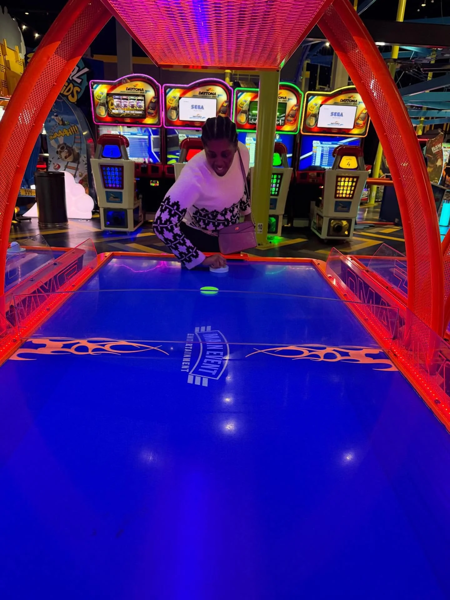 We know how to have FUN! Main Event for a snowy afternoon to snag their double deal, a meal and 10$ game card! We tried a variety of games and had the whole place to ourselves to explore!