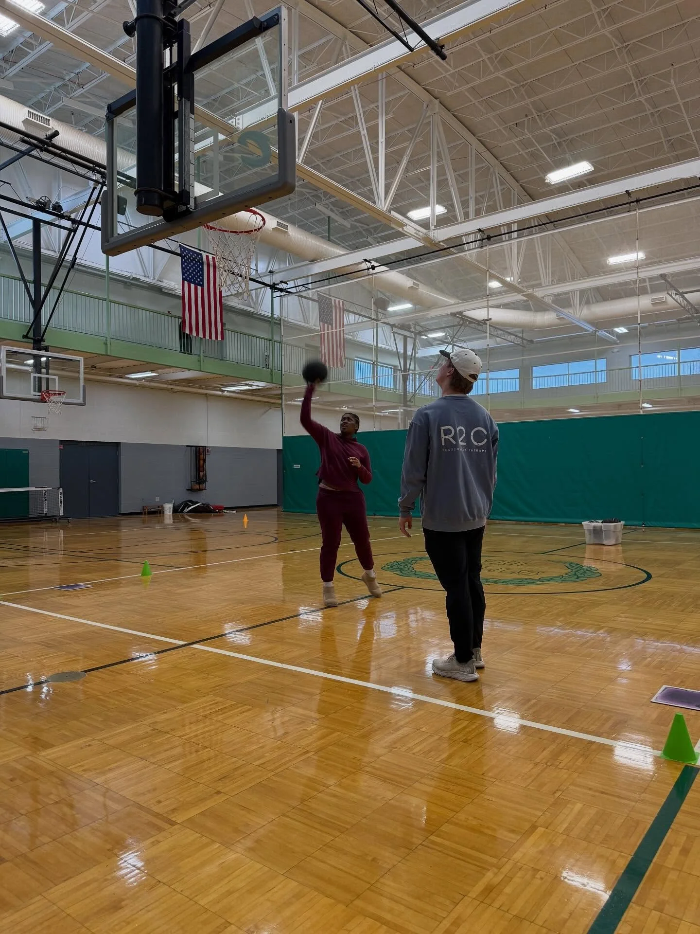 Movement, recreation, connection and FUN! New sport of the month is basketball with @rec2connectfoundation as well as Zumba time with our friends @mychoiceinspires 🏀⛹️&zwj;♀️⛹️🪩👯&zwj;♀️💃🏼🕺🏼