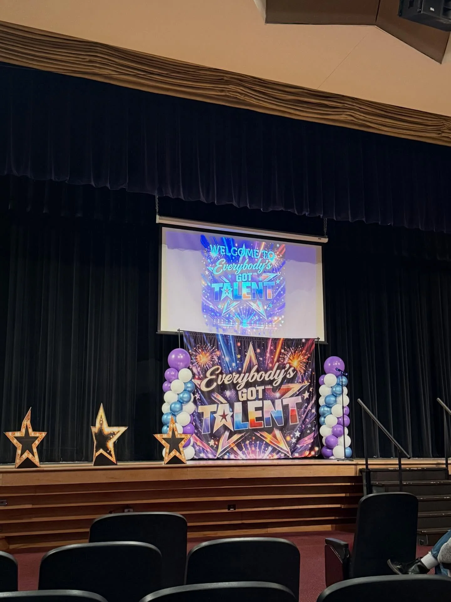 What a wonderful experience at the @aplace2bme talent show! The girls performed &ldquo;Golden&rdquo; from Huntrix! Lili was our lead singer with Emily and Victoria as backups dancers! 👯&zwj;♀️ 🎤 I am so proud of them, we have been practicing and ev