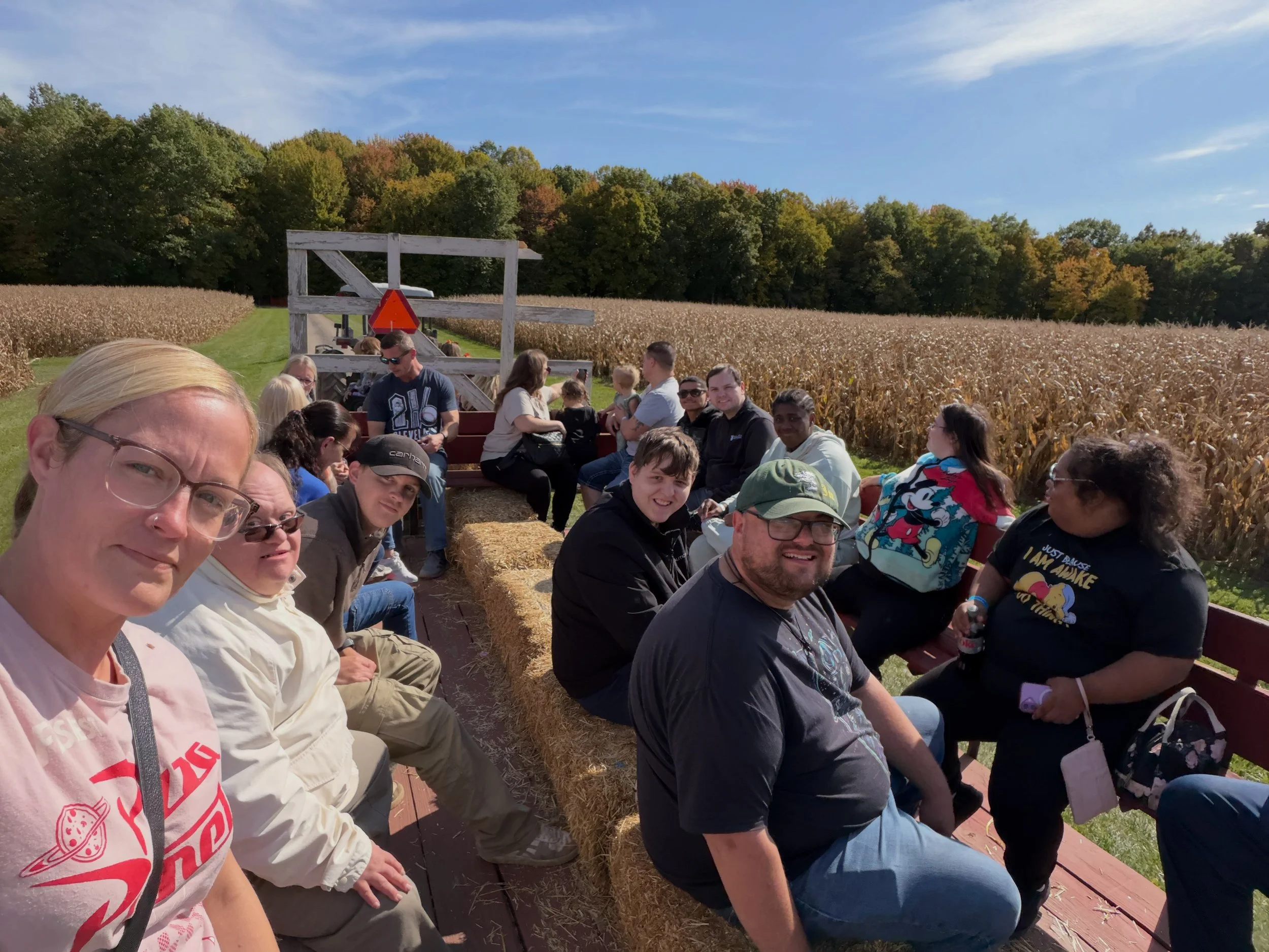 Fall fun with the CRU! This week we enjoyed the botanical gardens, Red Wagon Farm, Maple Heights library event, fishing and learning new skills at a familiar place! Kicking off October in amazing ways!! We love to see our CRU members thriving and eng