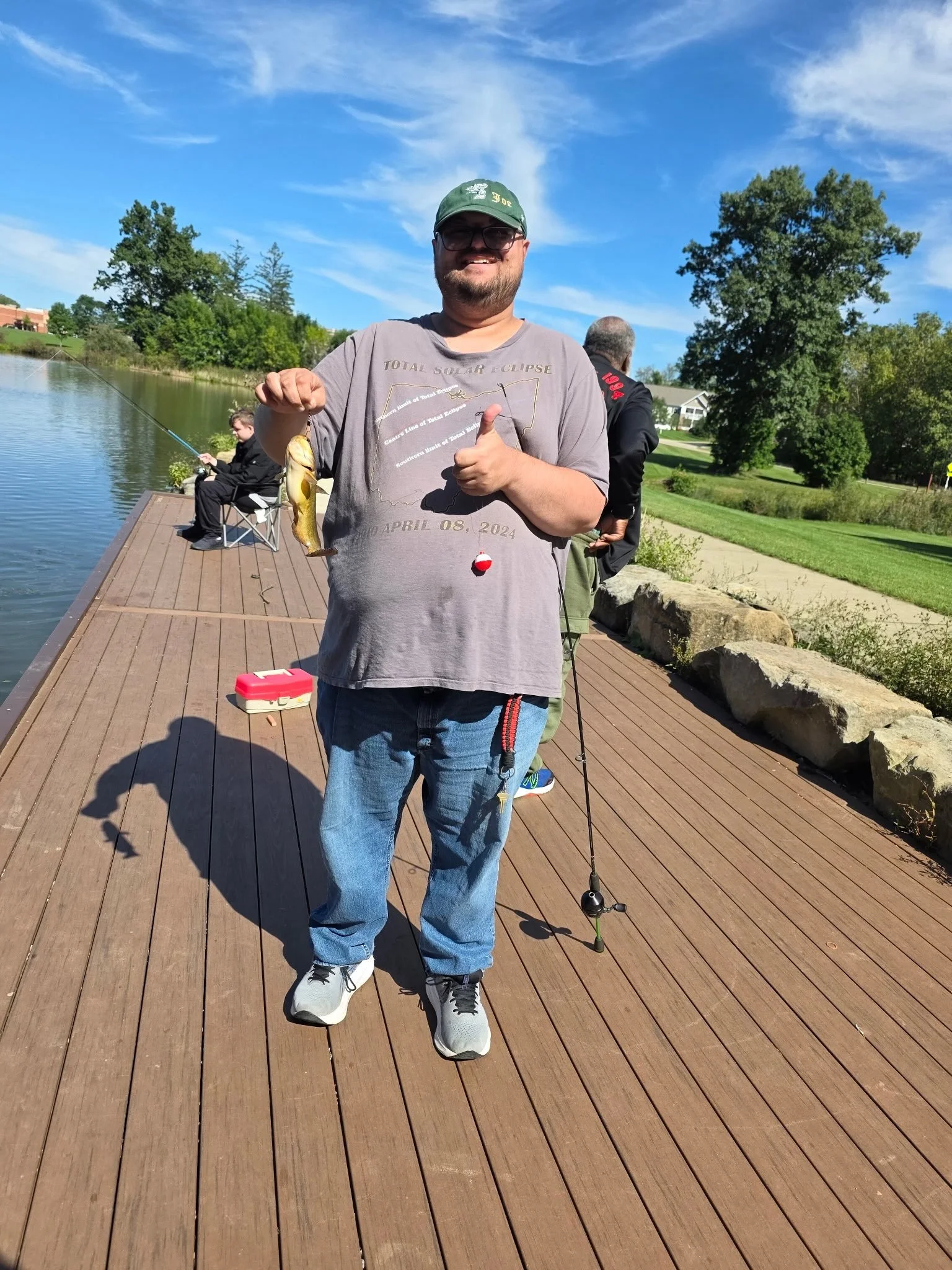 Fishing and Farmpark fun!! Two different groups engaging in two different activities but both have the BEST time! We love offering so many opportunities and seeing everyone shine their personalities in their own calendar choices weekly! Way to go tea