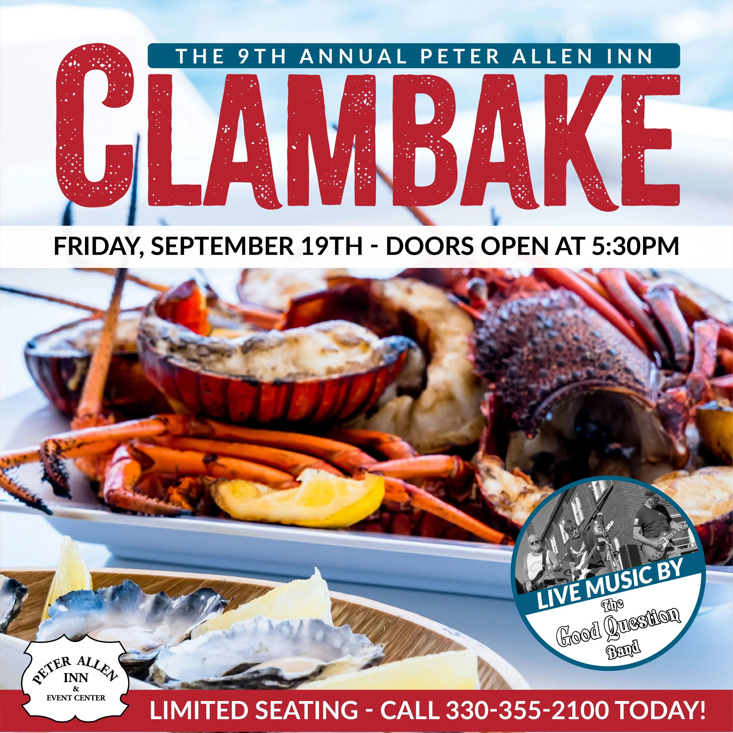 Annual Clambake at Peter Allen Inn