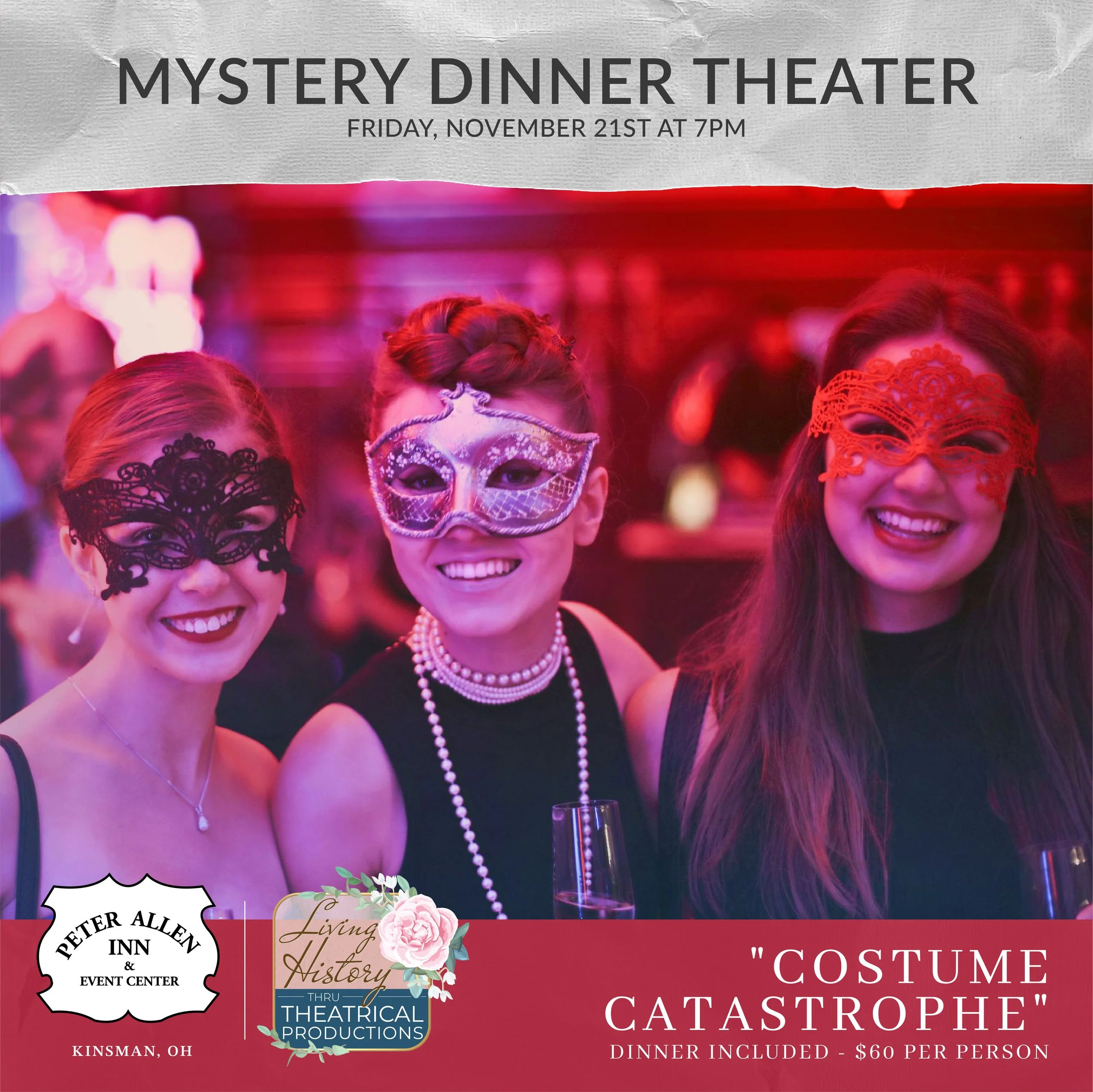 Mystery Dinner Theater: “Costume Catastrophe”