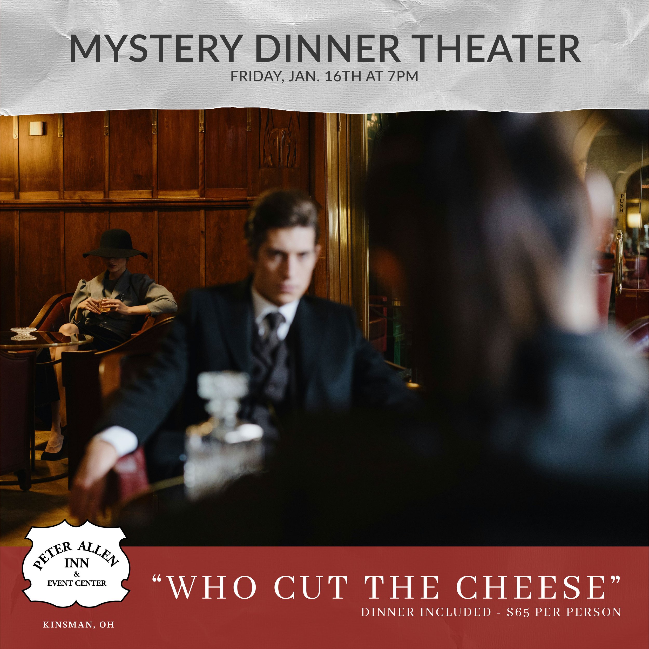 "Who Cut the Cheese" Mystery Dinner Theater