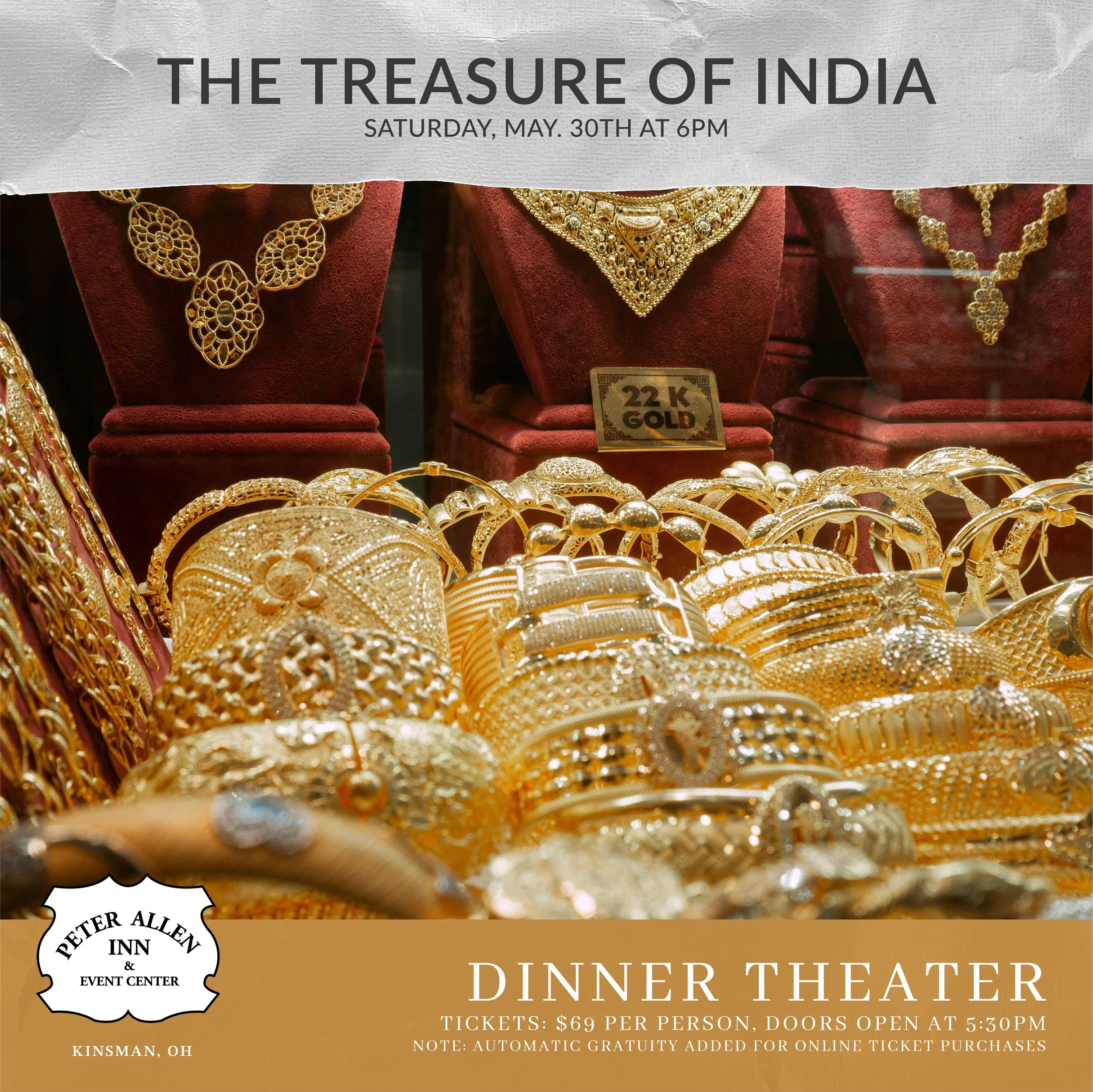 Treasure of India Mystery Dinner Theater