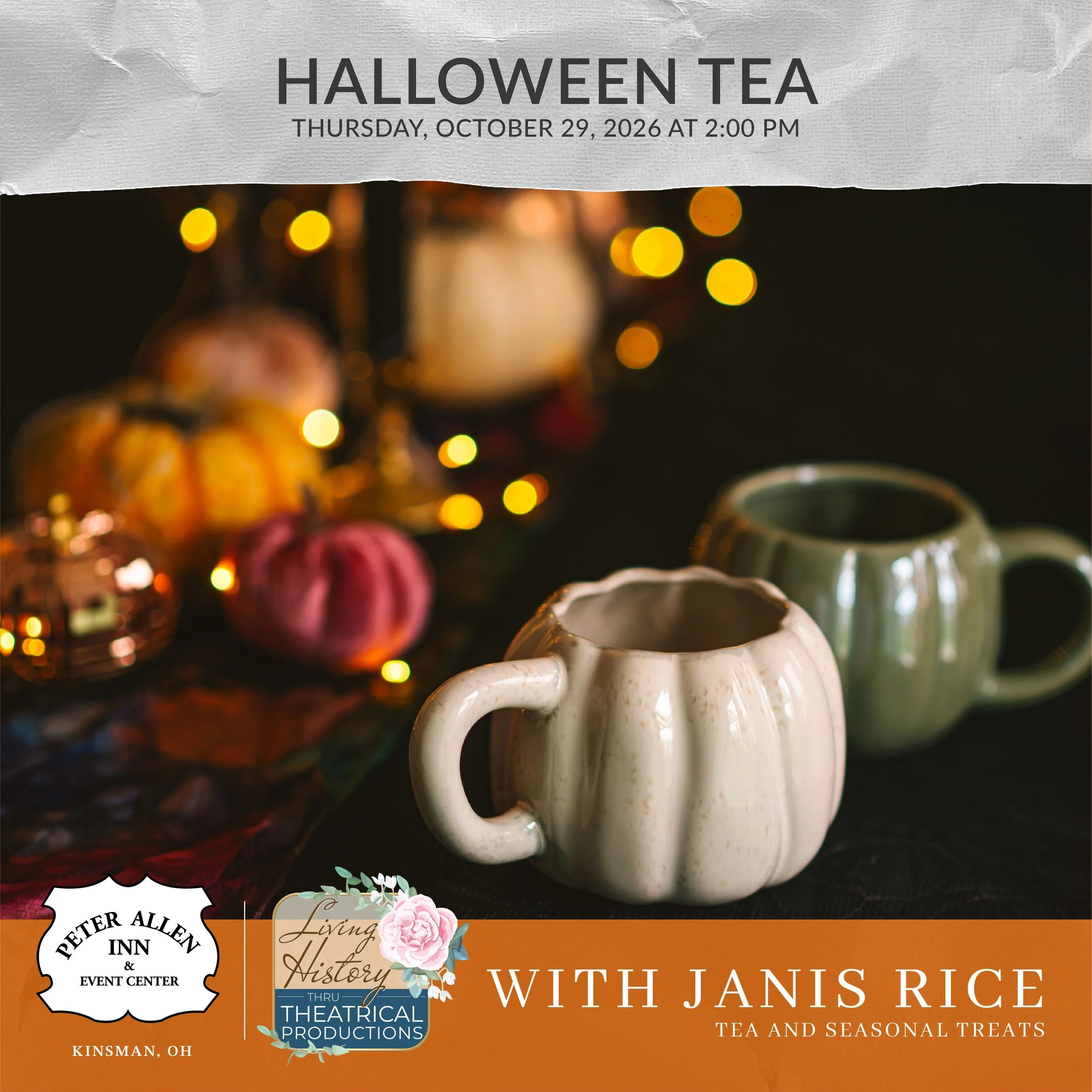 Halloween Tea with Janis Rice