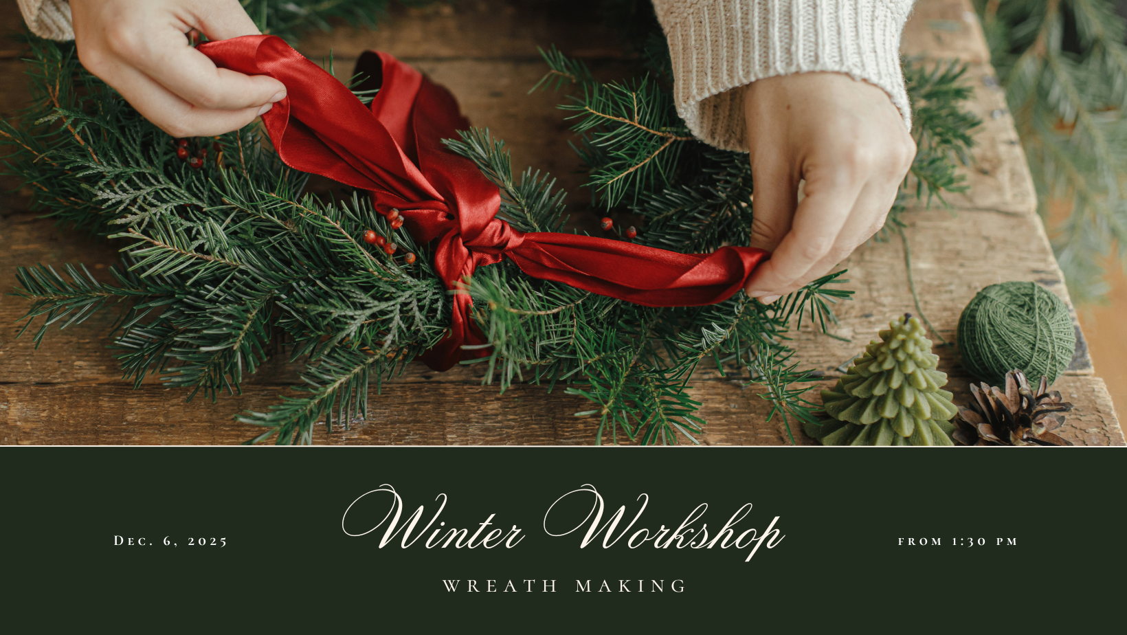 Design a Christmas Wreath