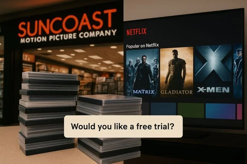 Suncoast and Netflix imagery