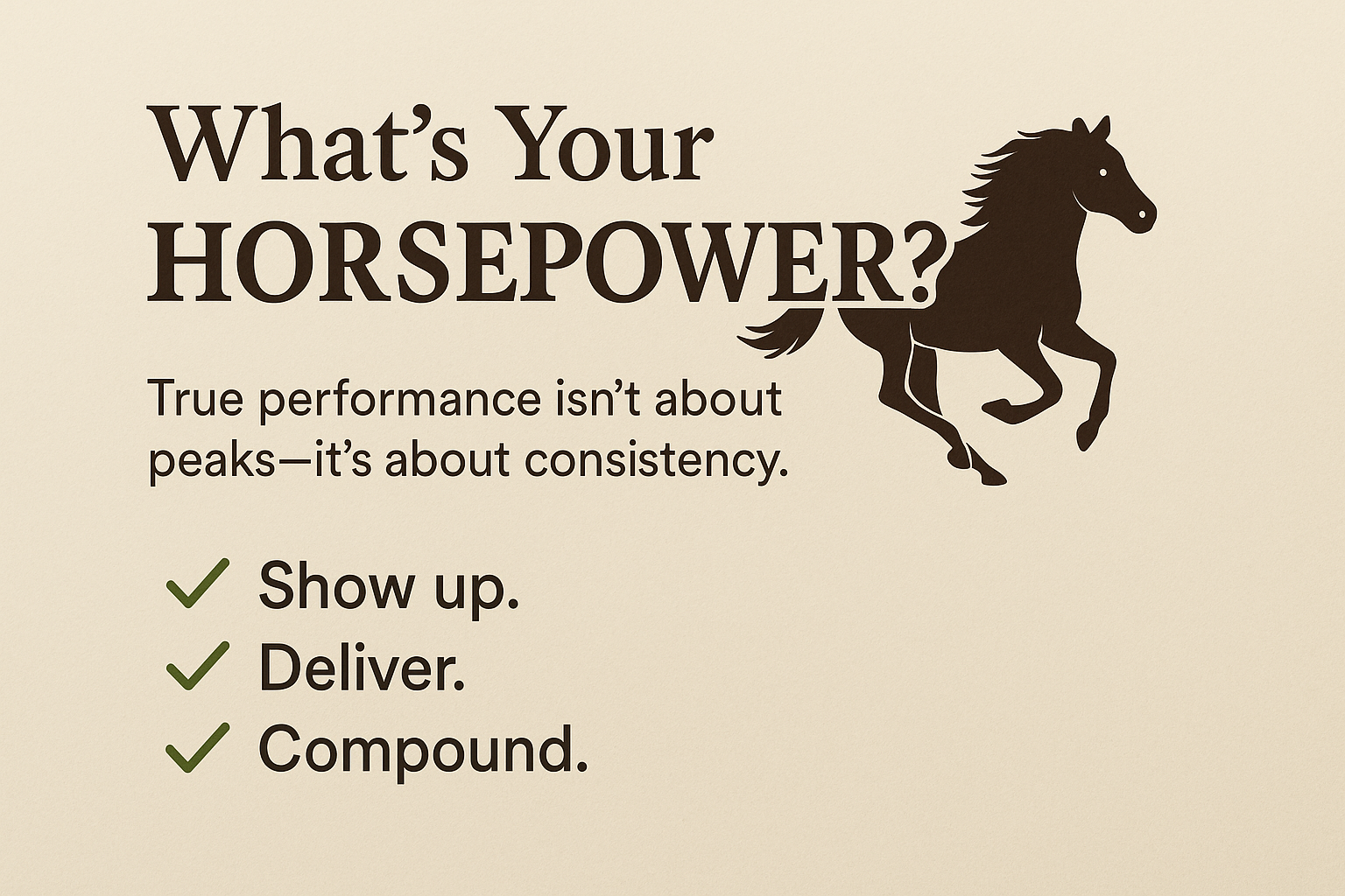 Peak horsepower illustration
