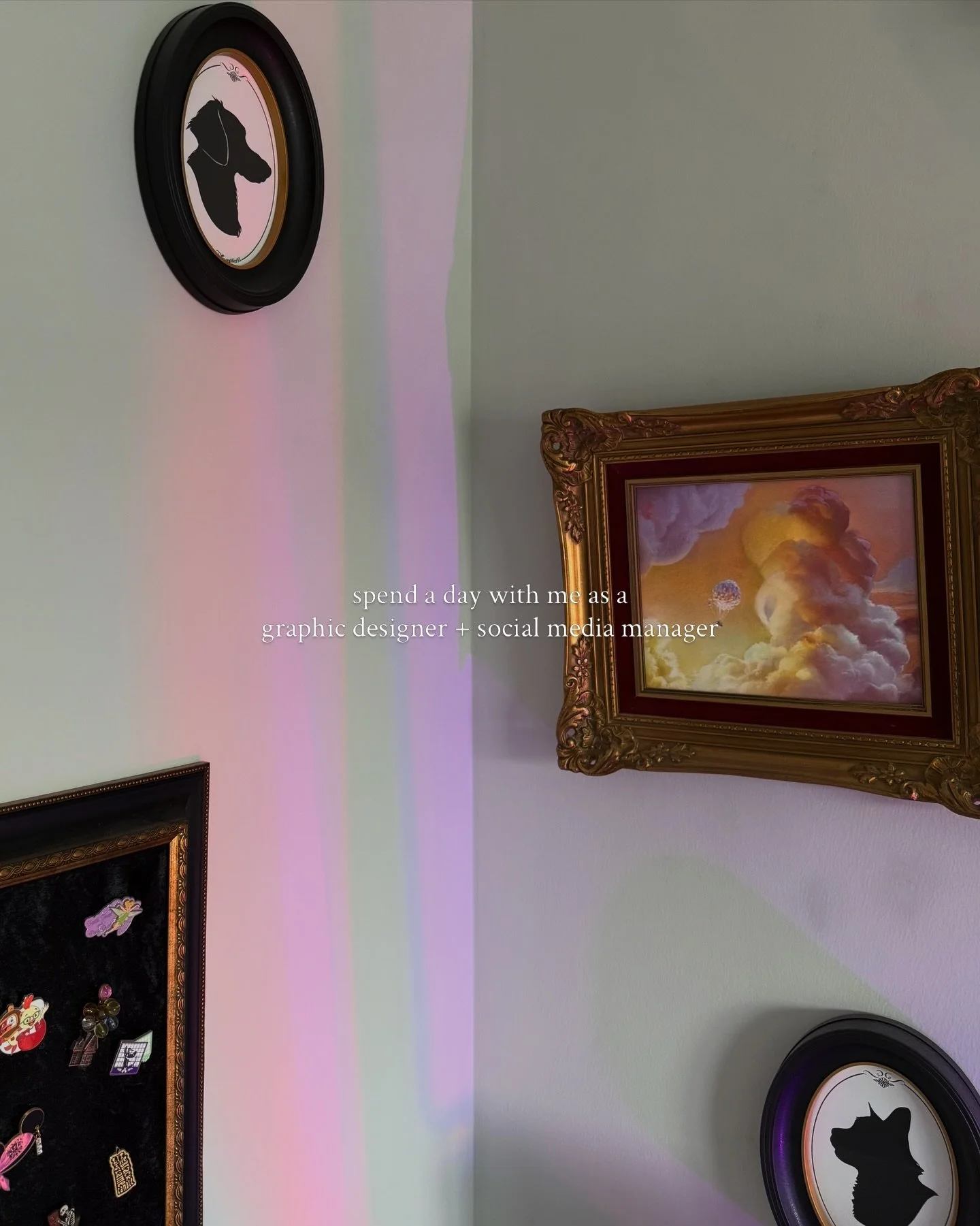 here&rsquo;s a pretty typical day for me 💌

#socialmediamanager #graphicdesigner #diml