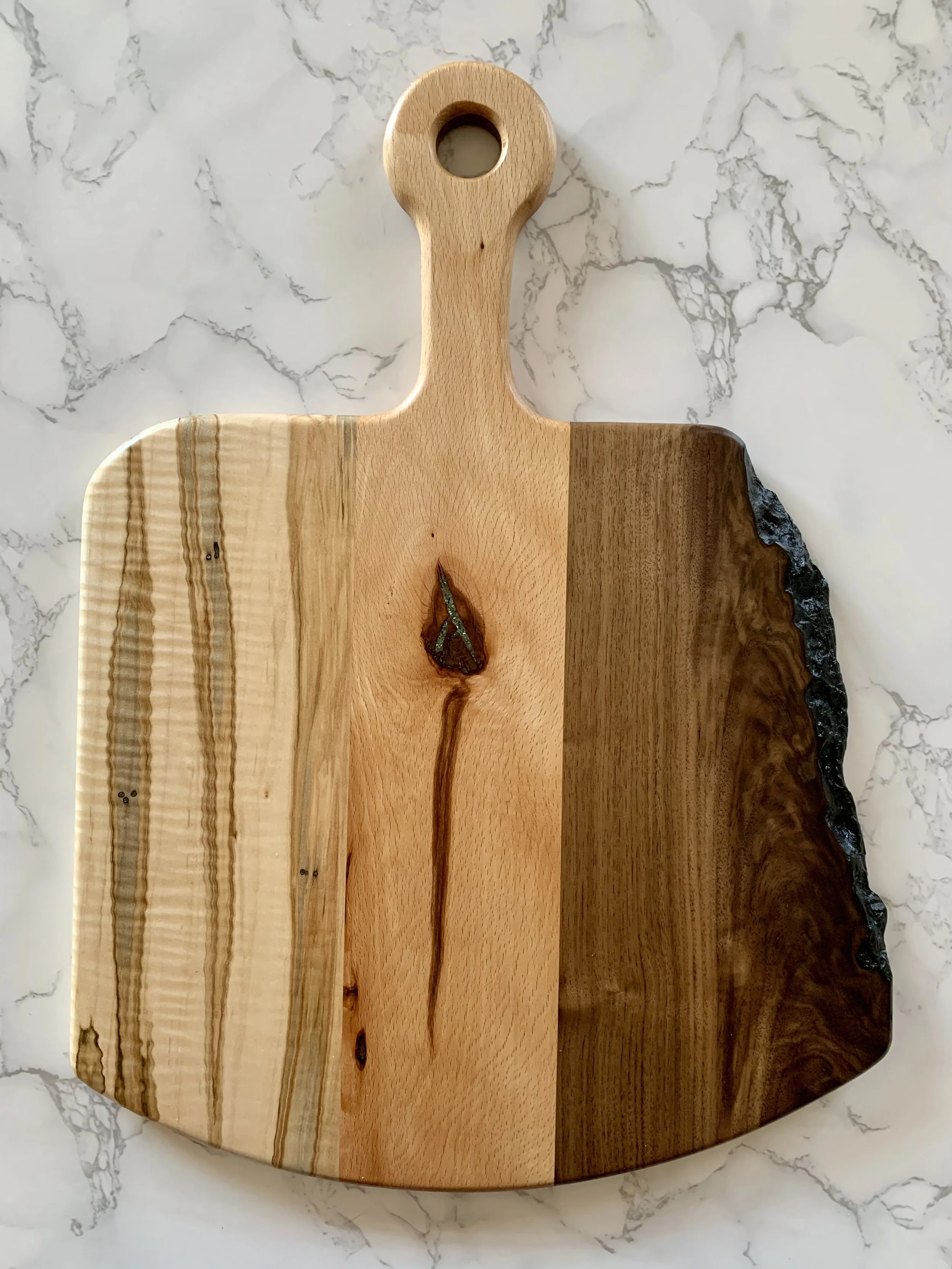 AMBROSIA MAPLE, BEECH AND WALNUT WITH SW TURQUOISE