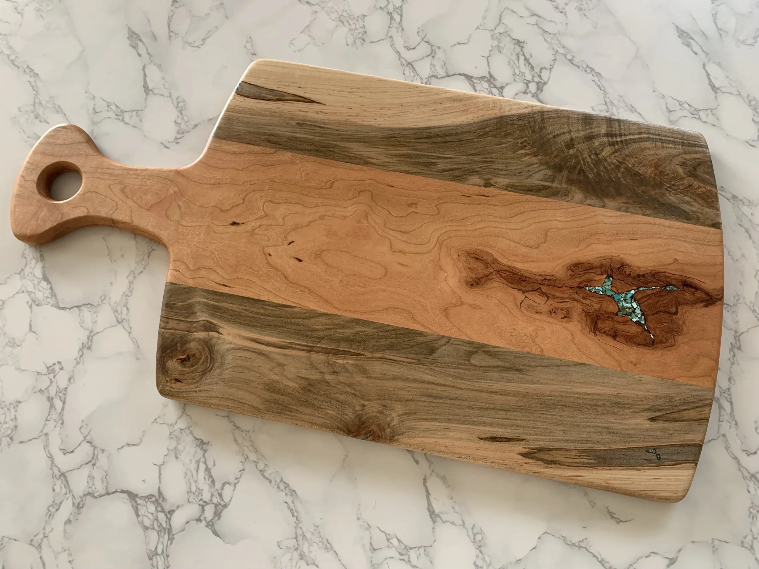 AMBROSIA MAPLE AND CHERRY WITH SW TURQUOISE