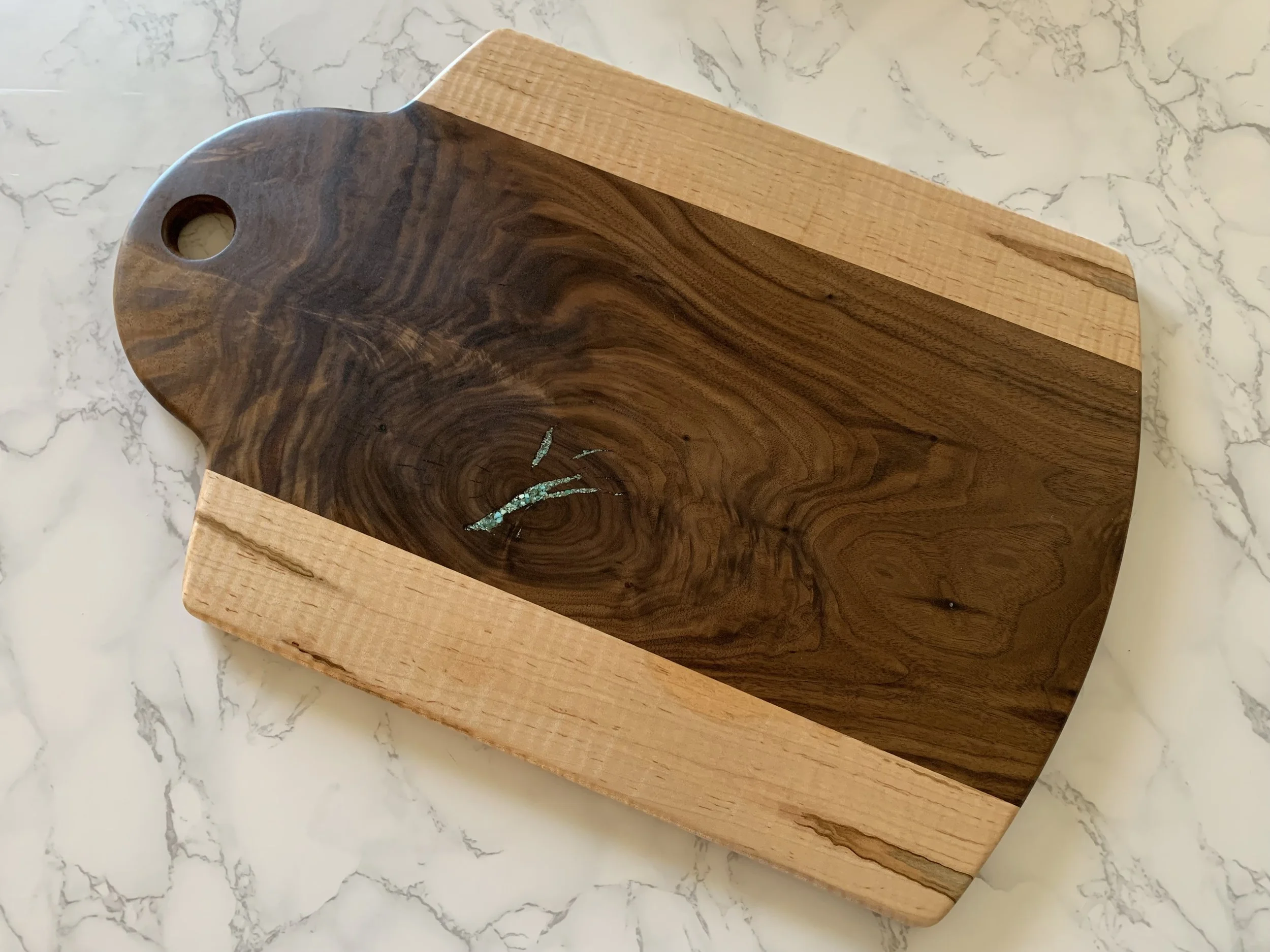 AMBROSIA MAPLE AND WALNUT WITH SW TURQUOISE