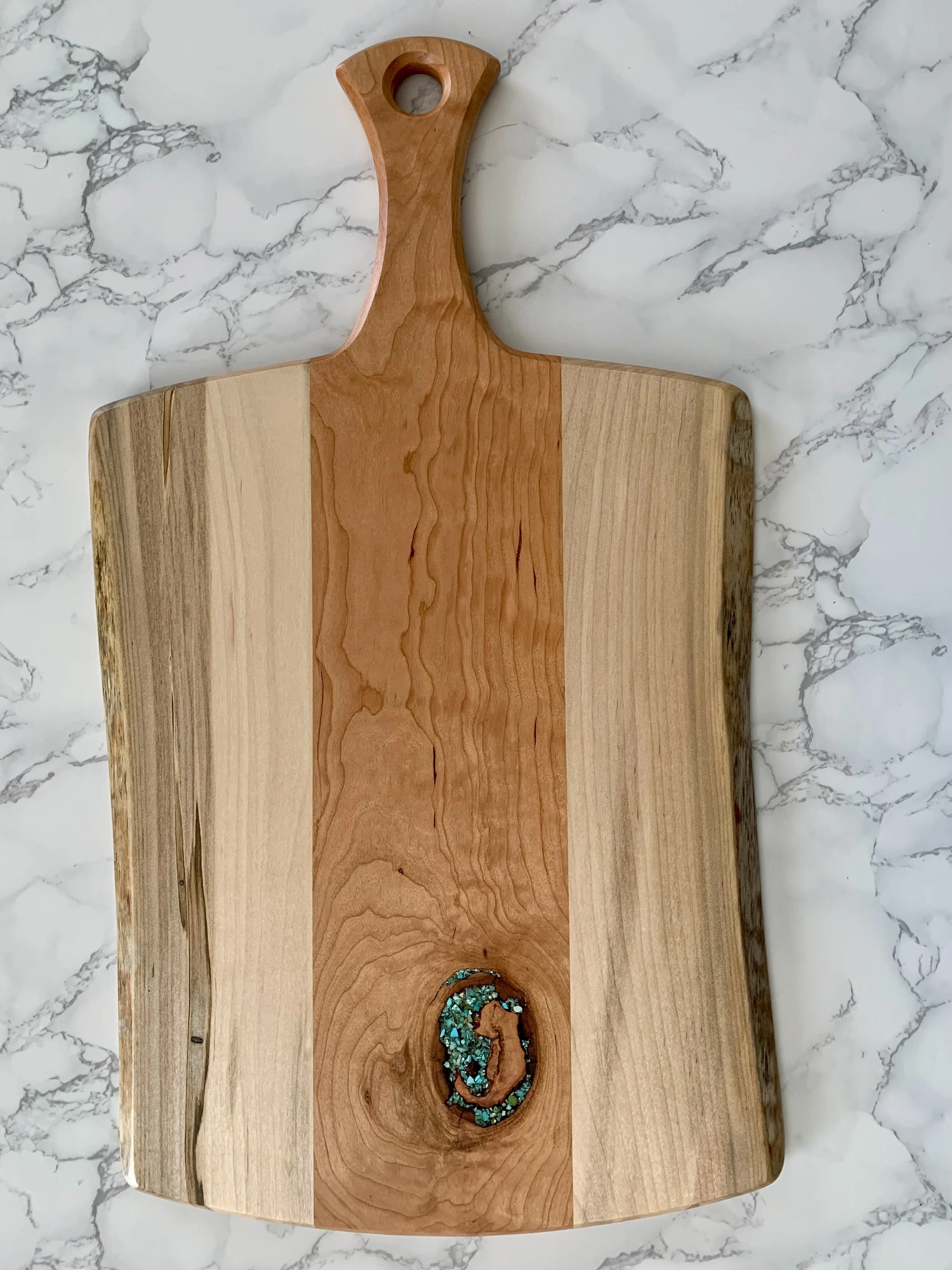 AMBROSIA MAPLE AND CHERRY WITH SW TURQUOISE