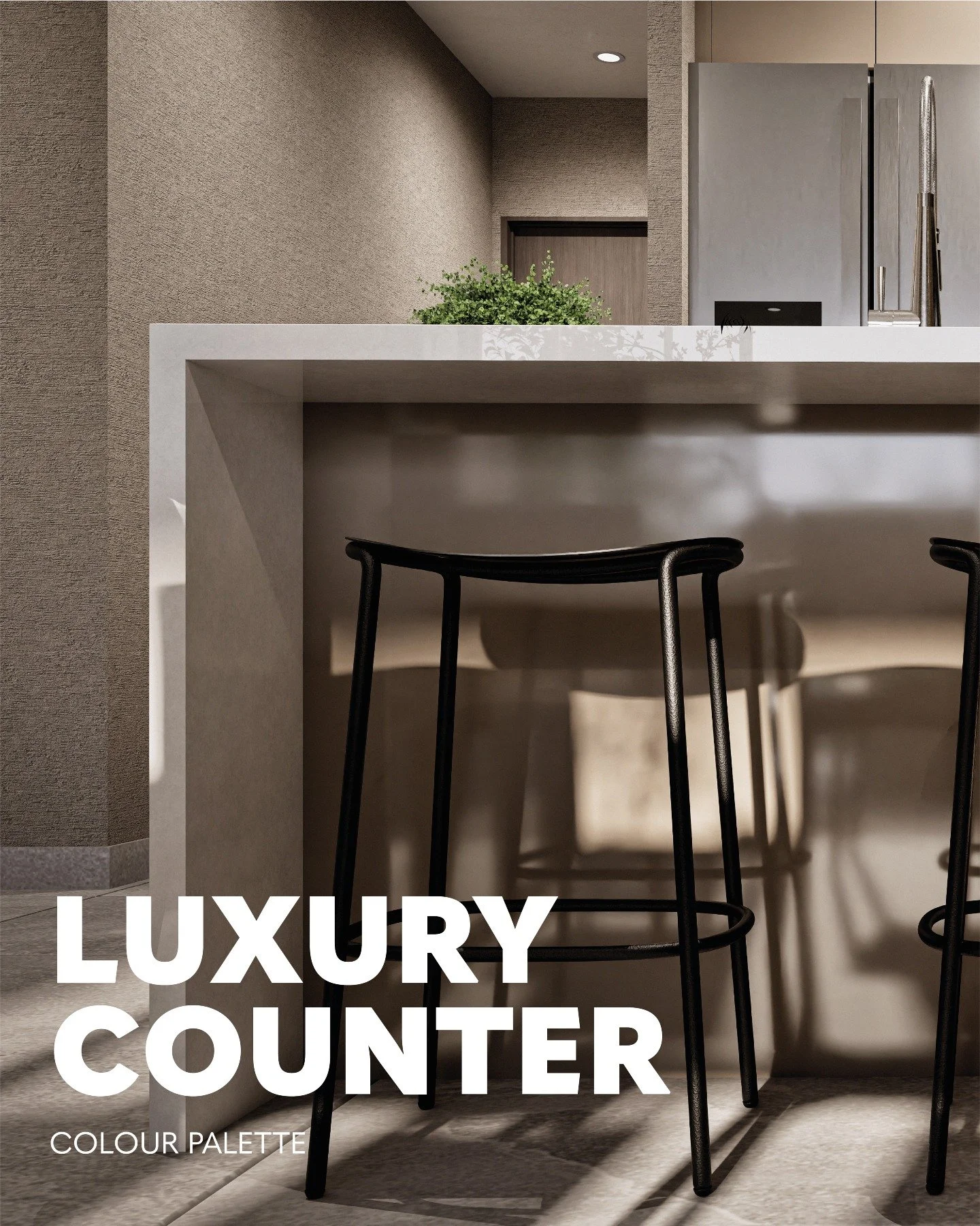 Colour pallette: Luxury Counter

#Dekoh #CDMX #DesignInterior #Interiorismo