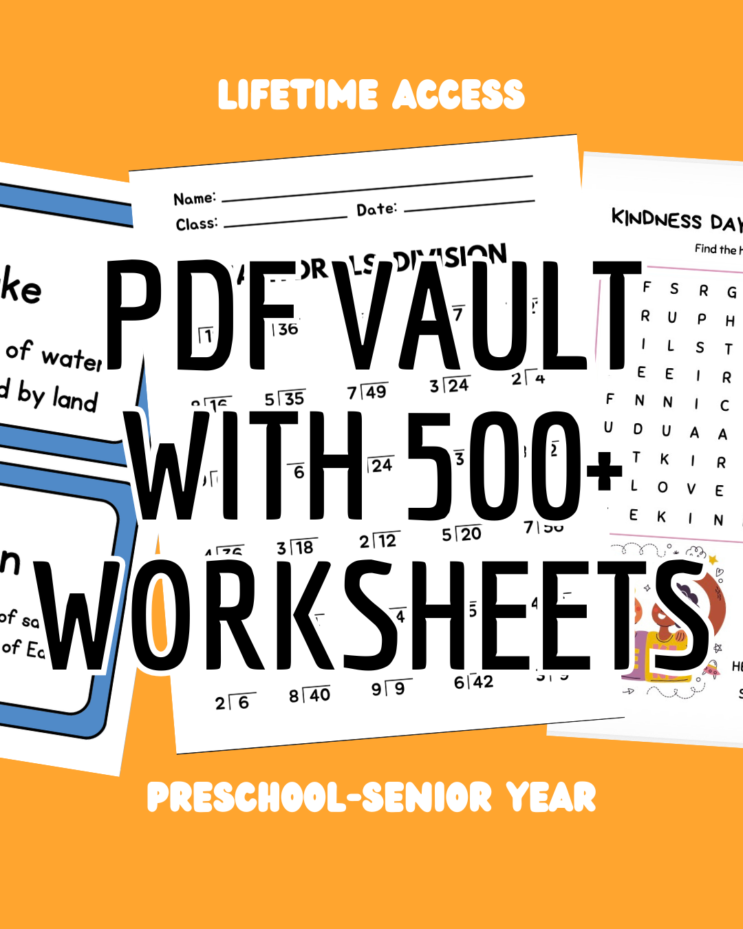 Homeschool PDF Vault 💎 - Your All-in-One Printable Library GOOGLE DRIVE 500+ Pages