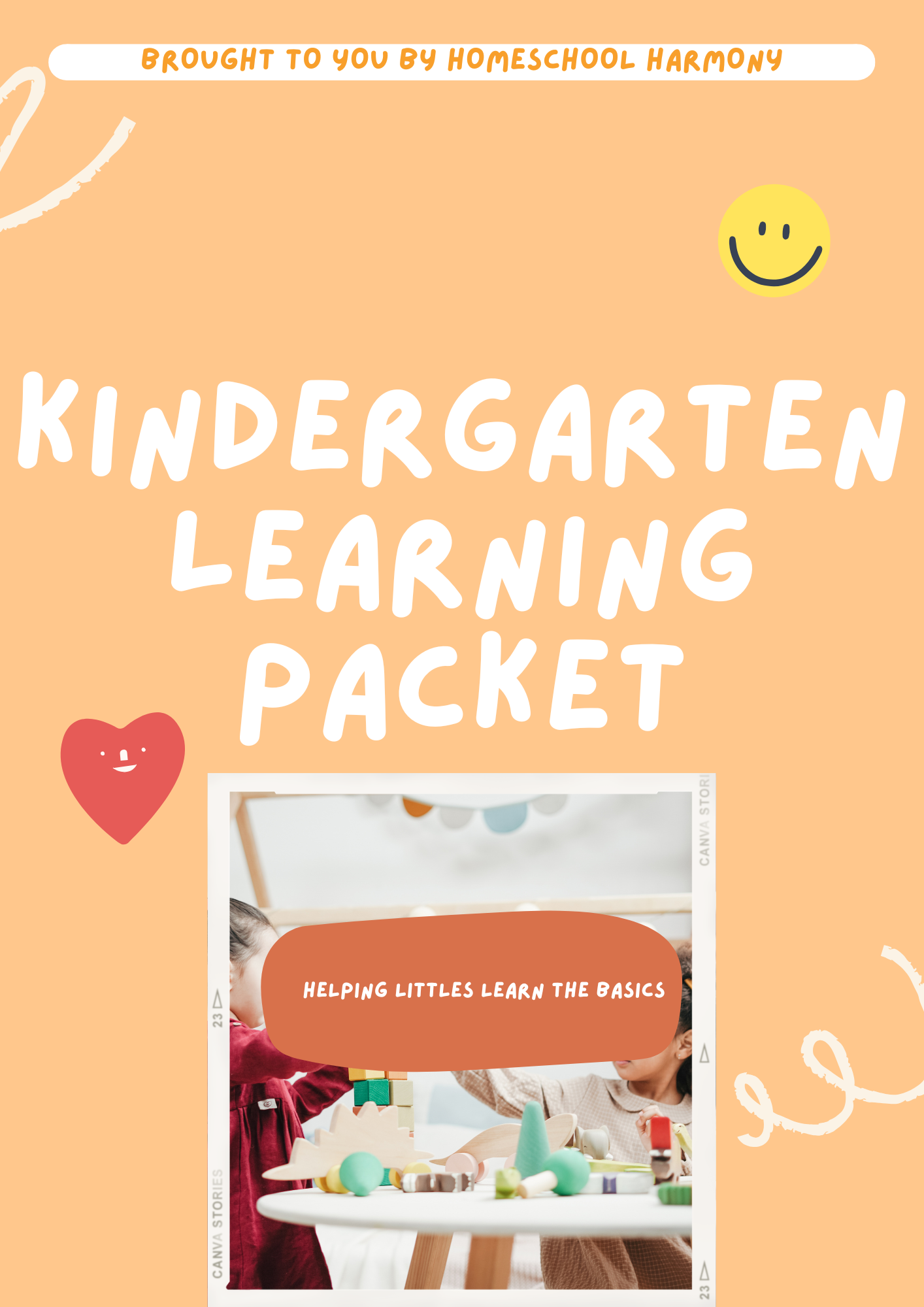 Colourful Illustrated School Or Kindergarten Welcome Pack.png