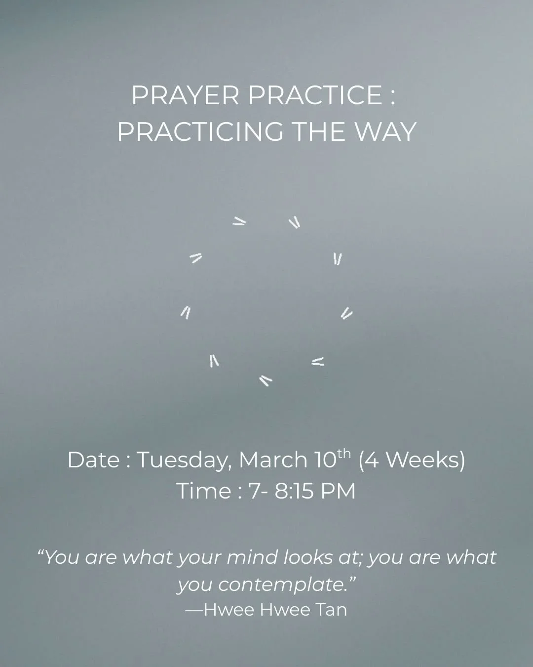 Prayer Practice — The Tapestry Mundy Park Campus