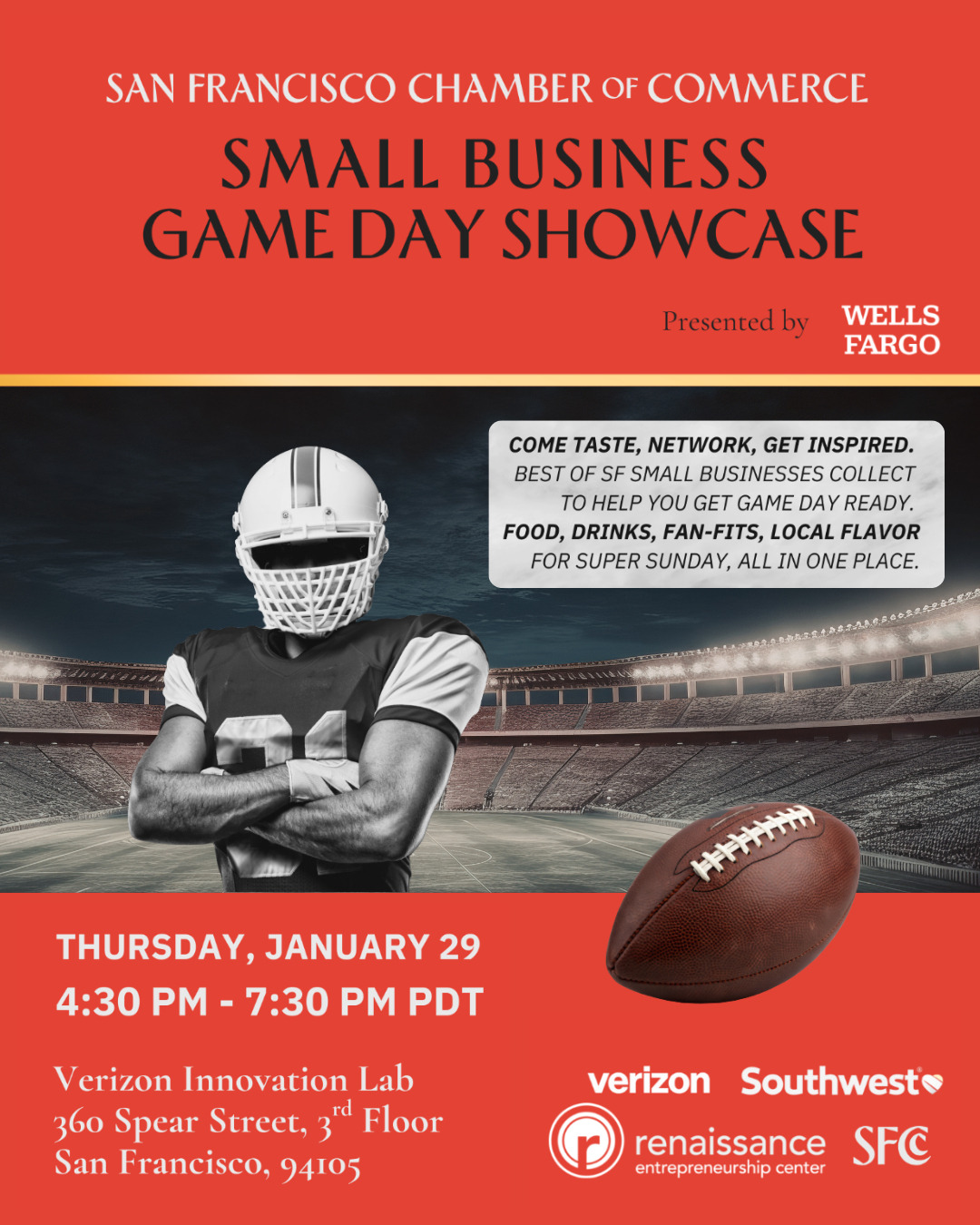 2026 Game Day Showcase – San Francisco’s Small Business Experience