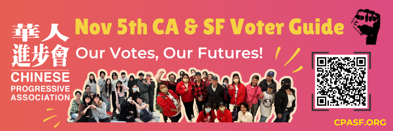 QR code for the November 5th California and San Francisco Voter Guide