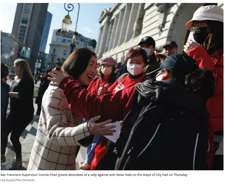SF Chronicle — “Anti-Asian hate crimes are down in S.F. So why do AAPI communities feel unsafe?”
